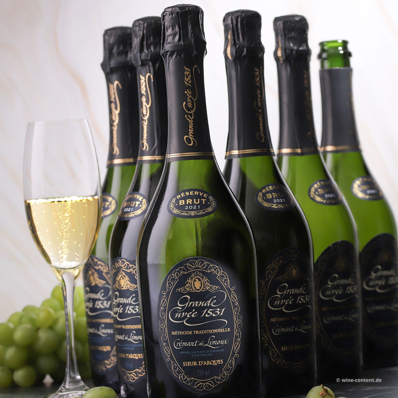 6er-Sparpaket Crémant de Limoux Réserve 2021 Grande Cuvée 1531 Brut 6er-Sparpaket Crémant de Limoux Réserve 2021 Grande Cuvée 1531 Brut