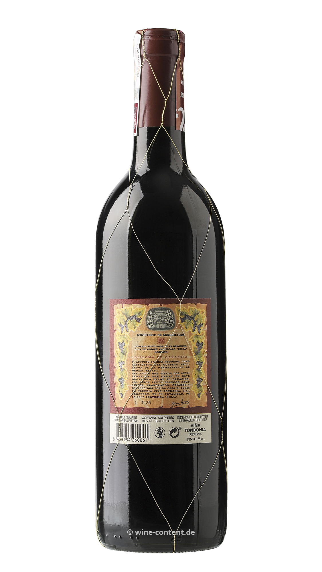 Rioja Reserva 2012 Viña Tondonia Rioja Reserva 2012 Viña Tondonia