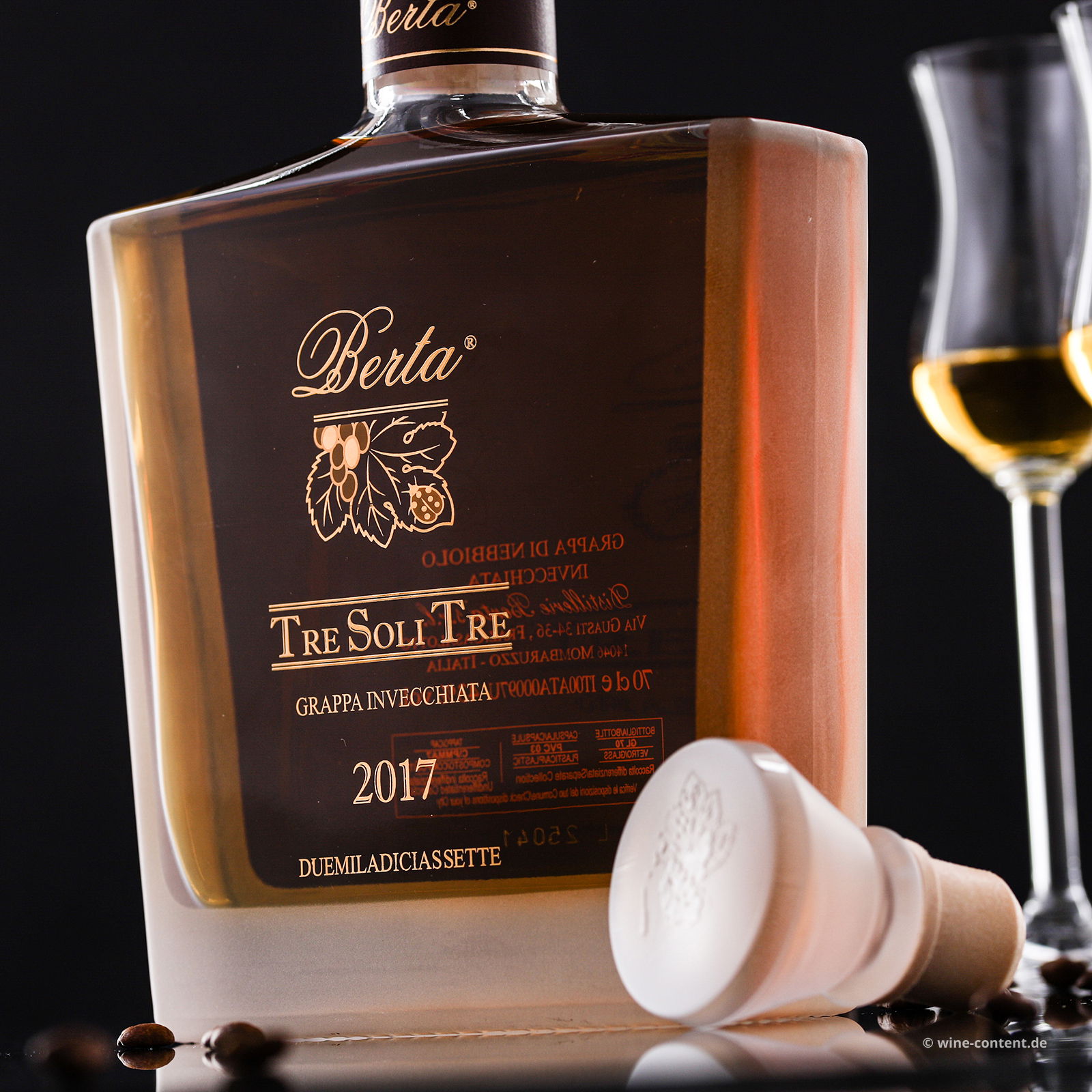 その他 Berta TRE SOLITRE 2003 Tre Soli Tre - Distillerie Berta