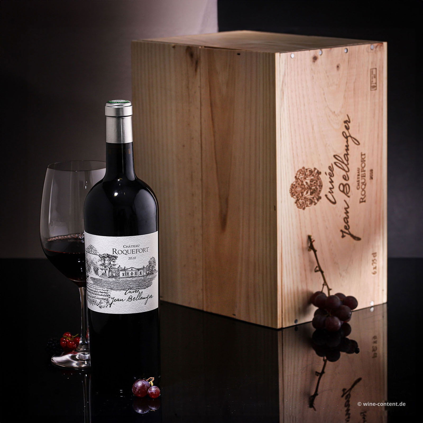 6er-Holzkiste Bordeaux Supérieur 2020 Jean Bellanger 6er-Holzkiste Bordeaux Supérieur 2020 Jean Bellanger