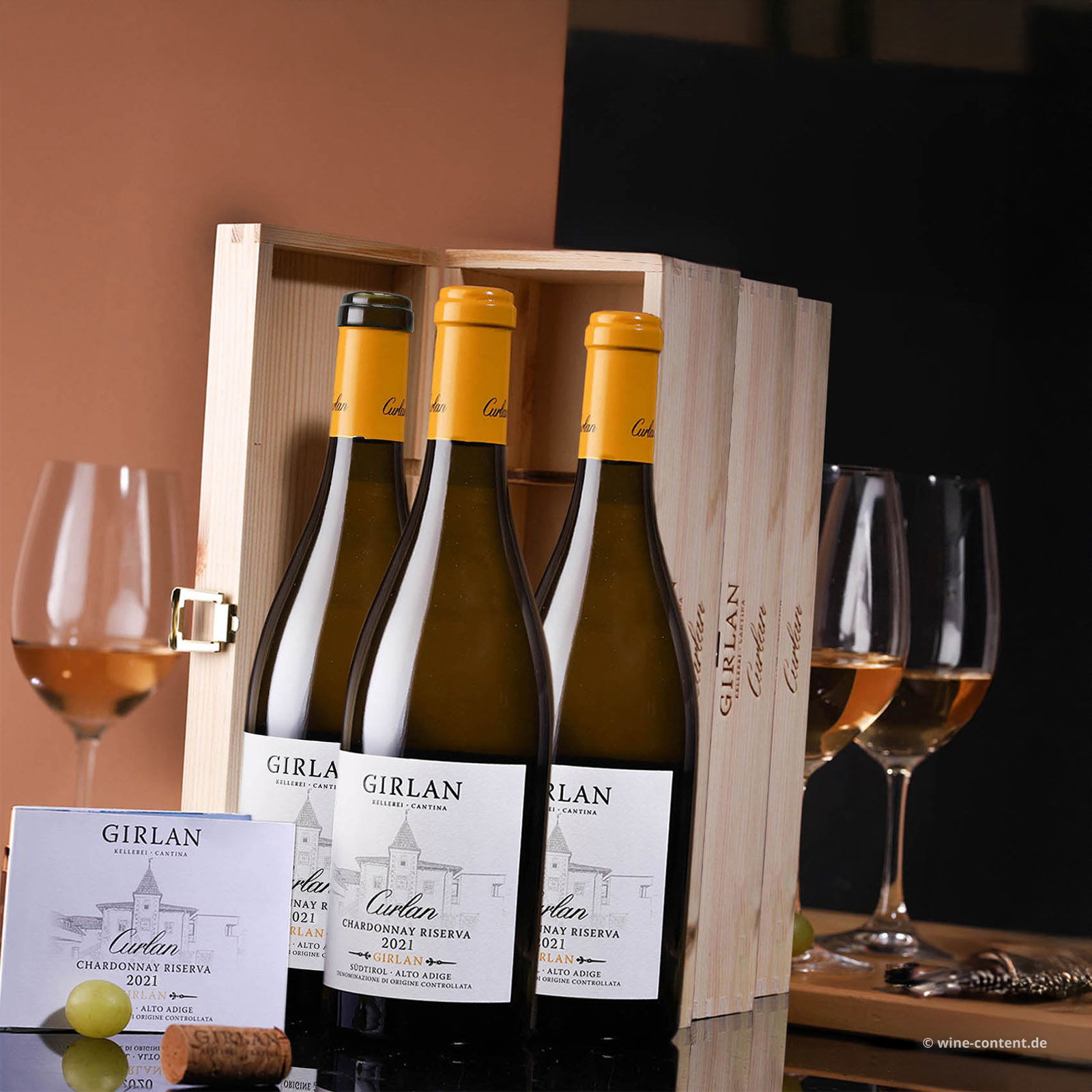 3er-Paket Chardonnay Riserva 2021 Curlan