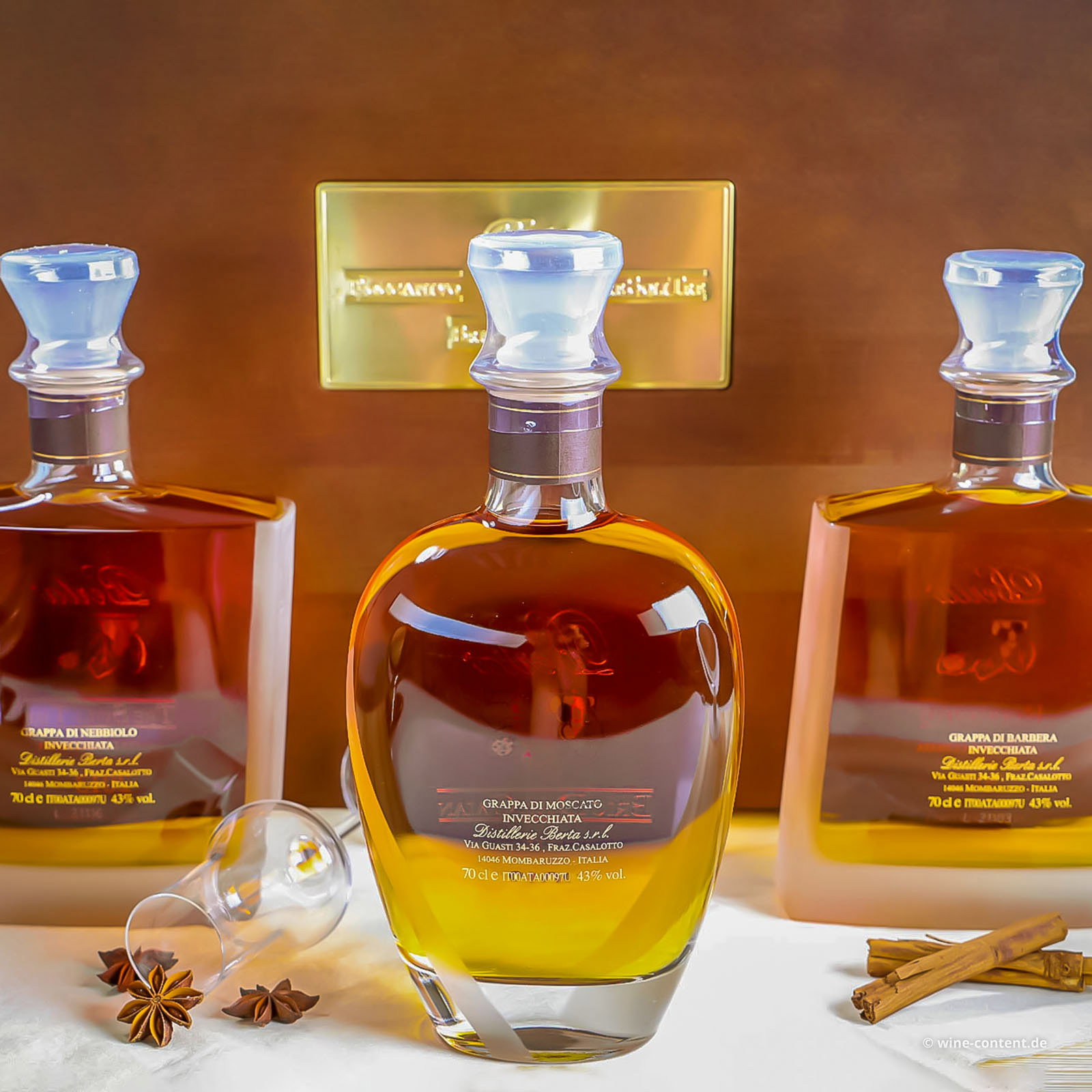 3er-Geschenkschatulle Grappa Invecchiata Tre Selezioni 2017/2018