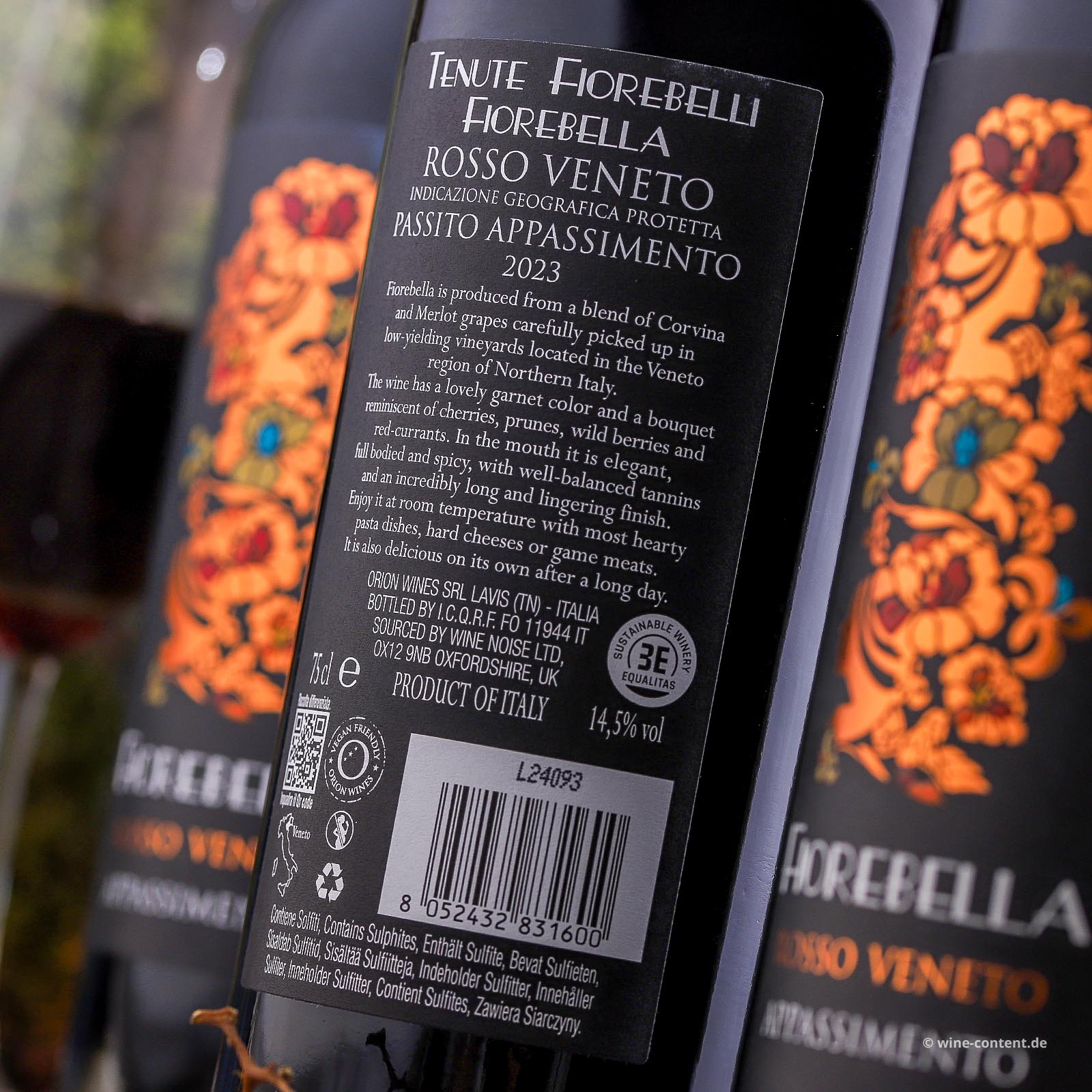 6er-Sparpaket Rosso del Veneto Appassimento 2023 Fiorebella