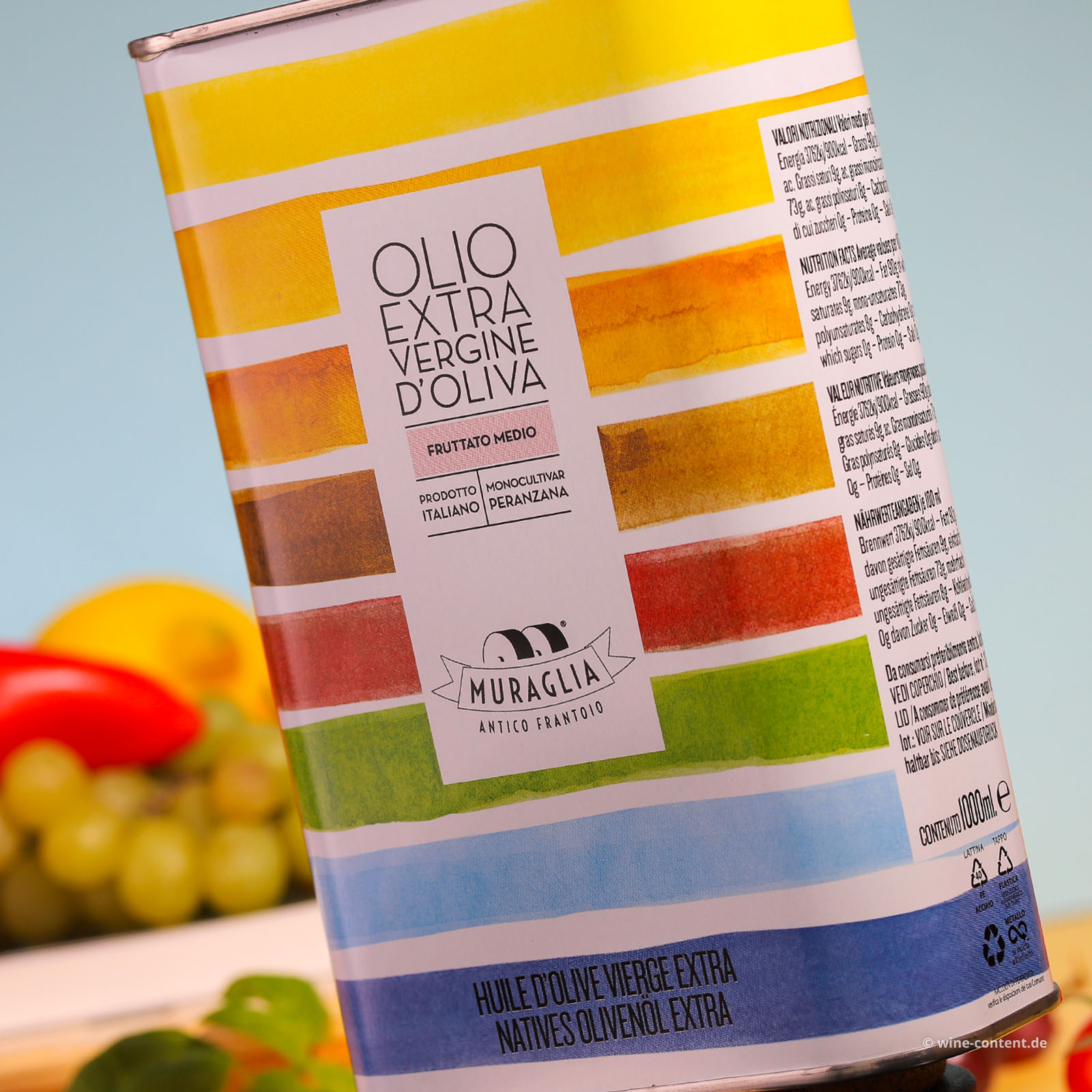 1 L Olivenöl Extra Vergine 2025 Fruttato Medio Kanister