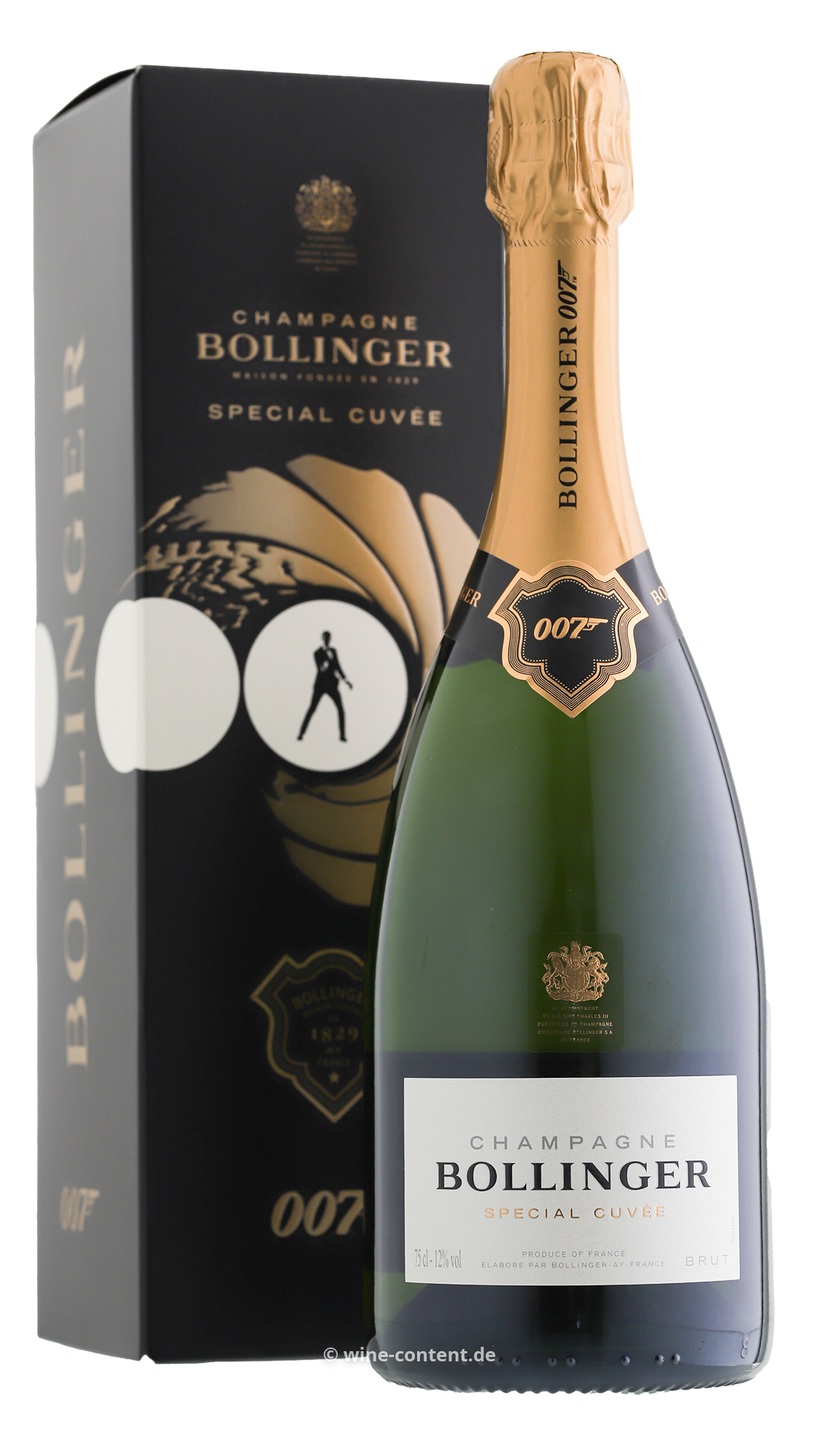 Champagner Special Cuvée Brut Limited Edition James Bond 007 Champagner Special Cuvée Brut Limited Edition James Bond 007