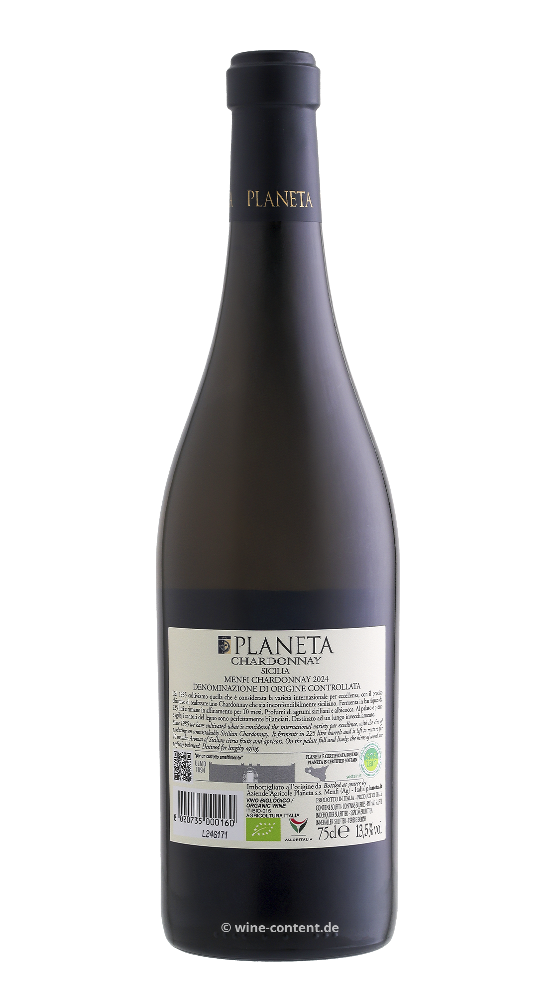 6er-Sparpaket Chardonnay Sicilia Menfi 2024 Bio Jubiläumsetikett