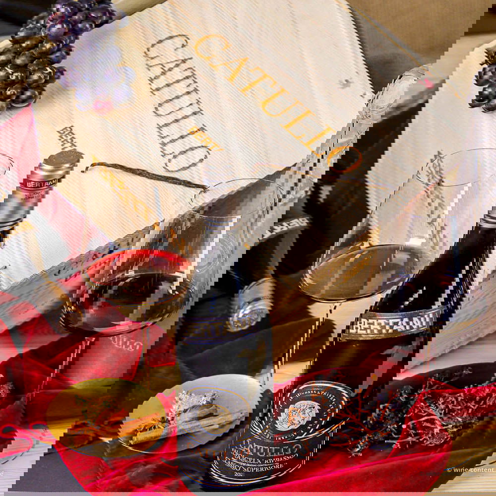 6er-Holzkiste Valpolicella Ripasso Classico Superiore 2021 Catullo