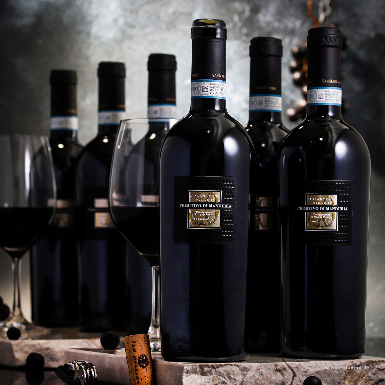 6er-Sparpaket Primitivo di Manduria 2019 Sessantanni