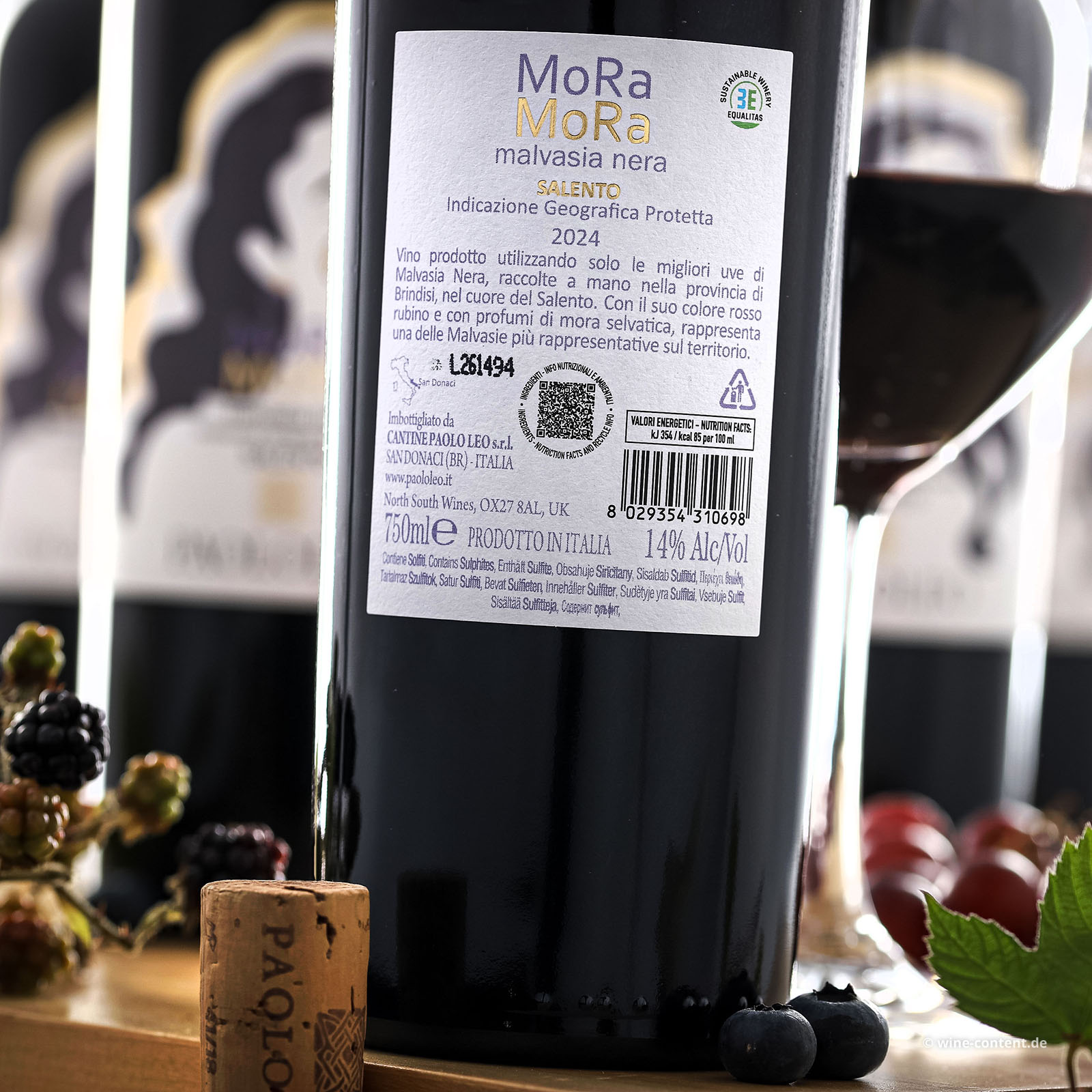 6er-Sparpaket Malvasia Nera Salento 2024 Moramora