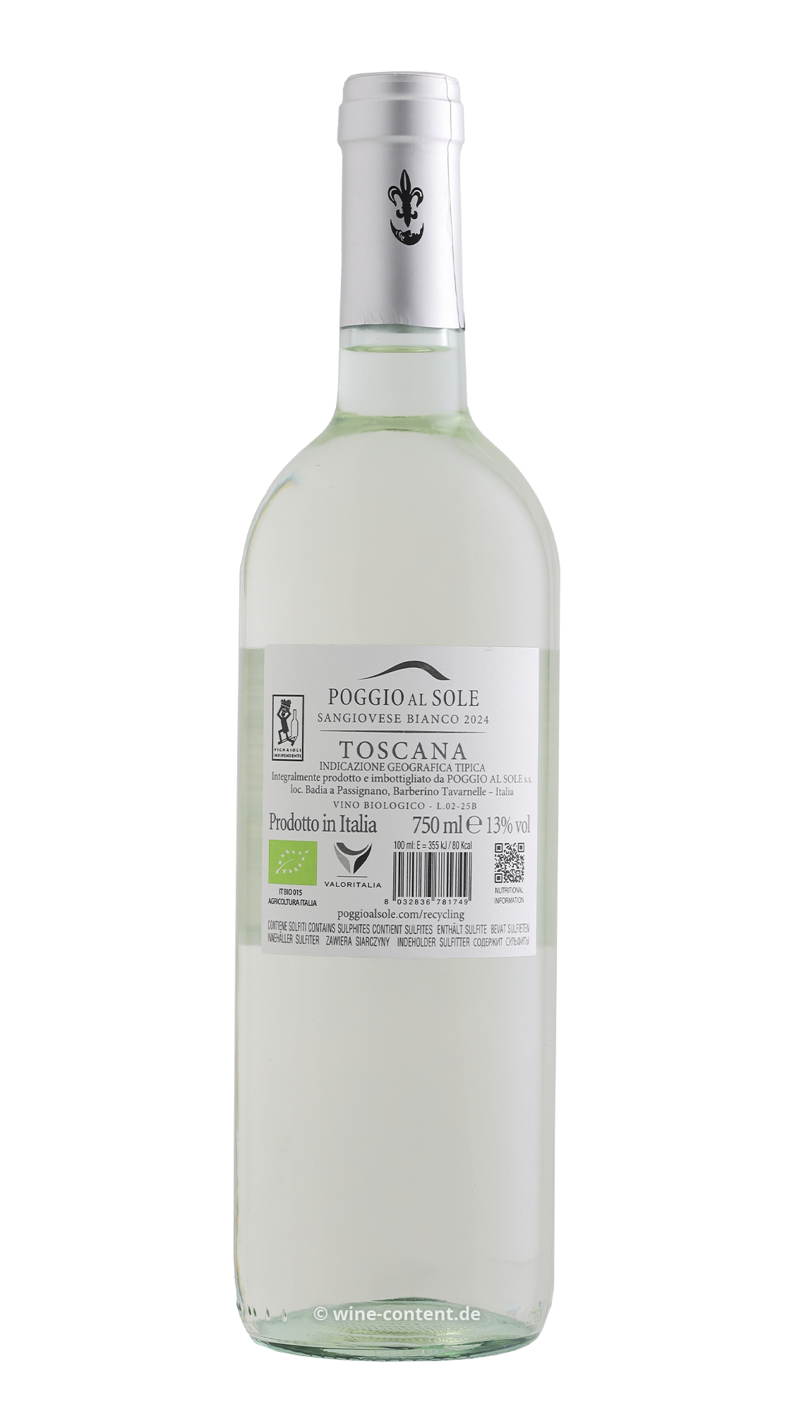 Sangiovese Bianco Toscana 2024 Bio
