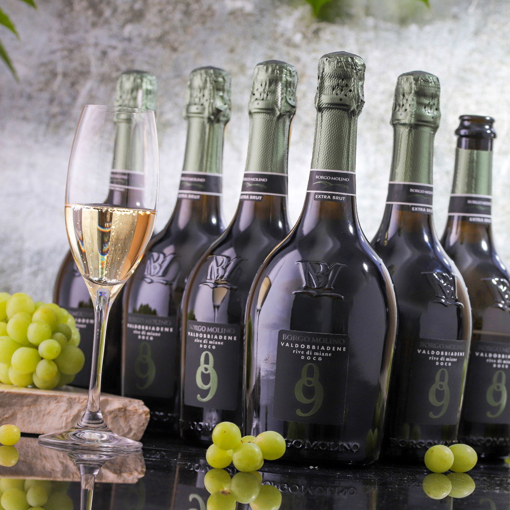 6er-Sparpaket  Prosecco Superiore 2025 Rive di Miane Extra Brut