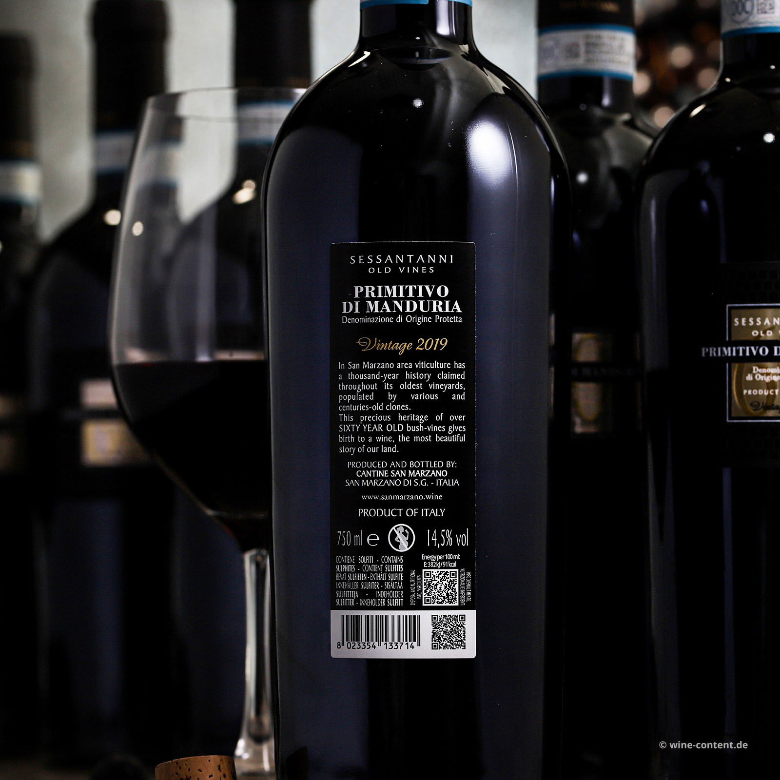 6er-Sparpaket Primitivo di Manduria 2019 Sessantanni