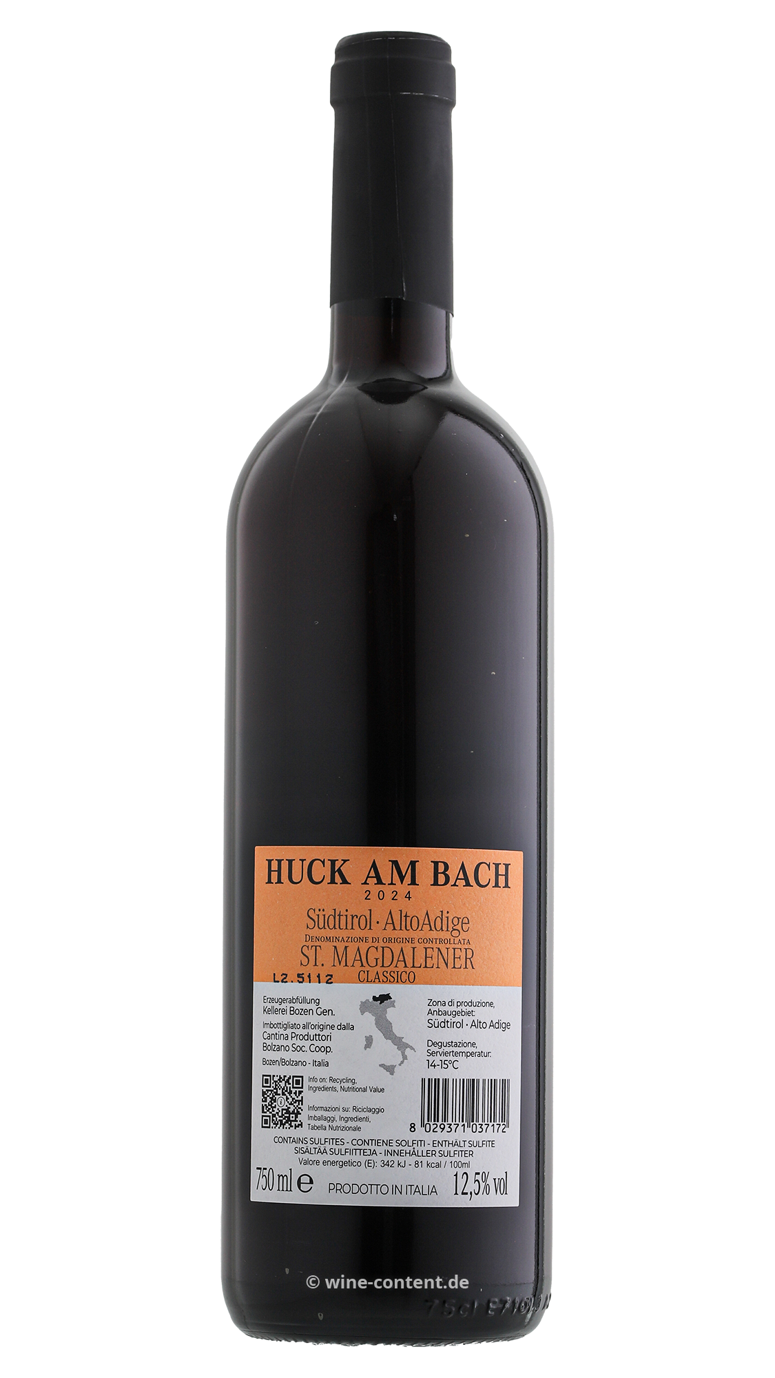 St. Magdalener Classico 2025 Huck am Bach (Lagerschaden)