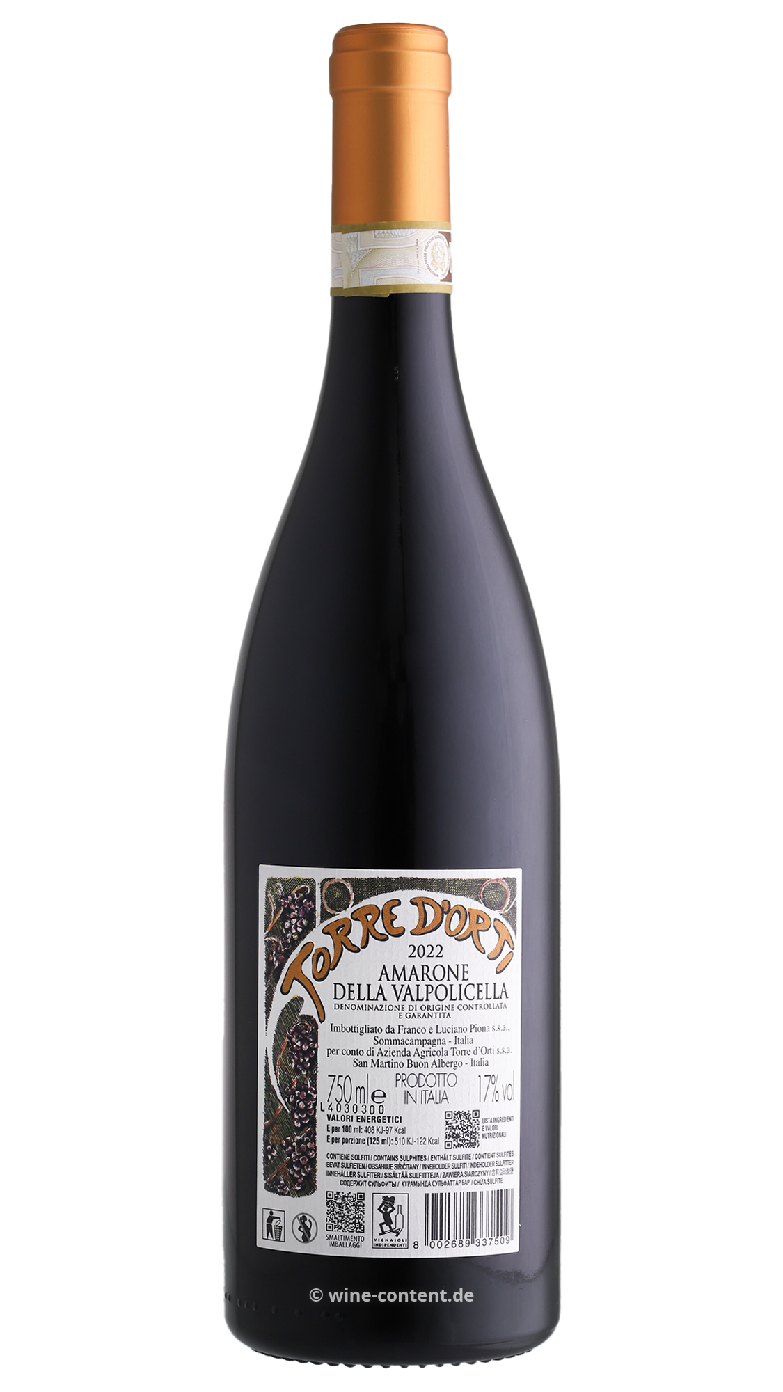 Amarone 2022 Torre d'Orti