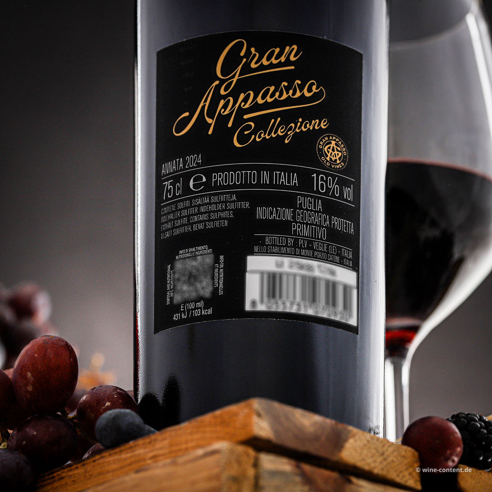 Primitivo 2024 Gran Appasso Collezione