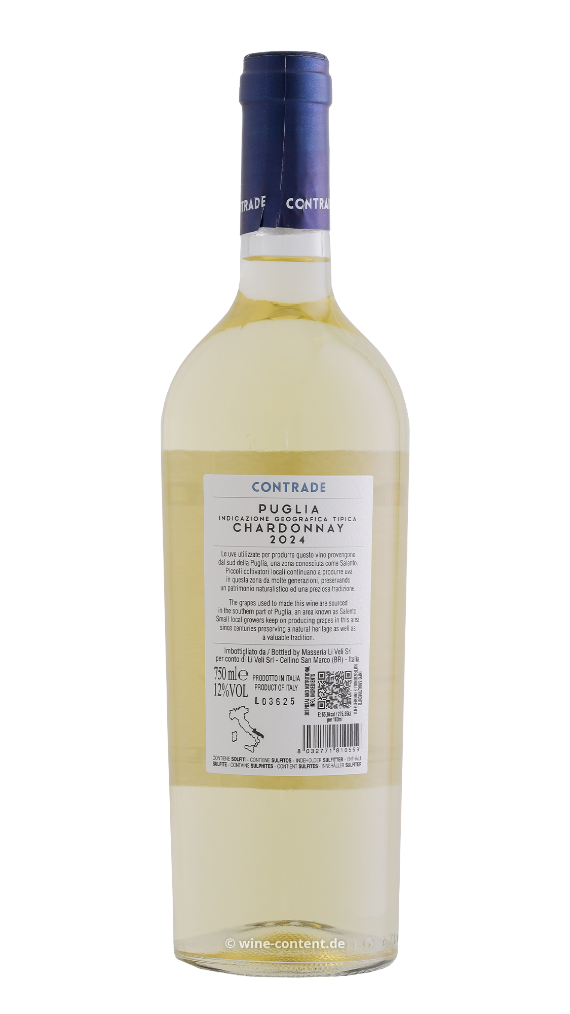 Chardonnay Puglia 2024 Contrade