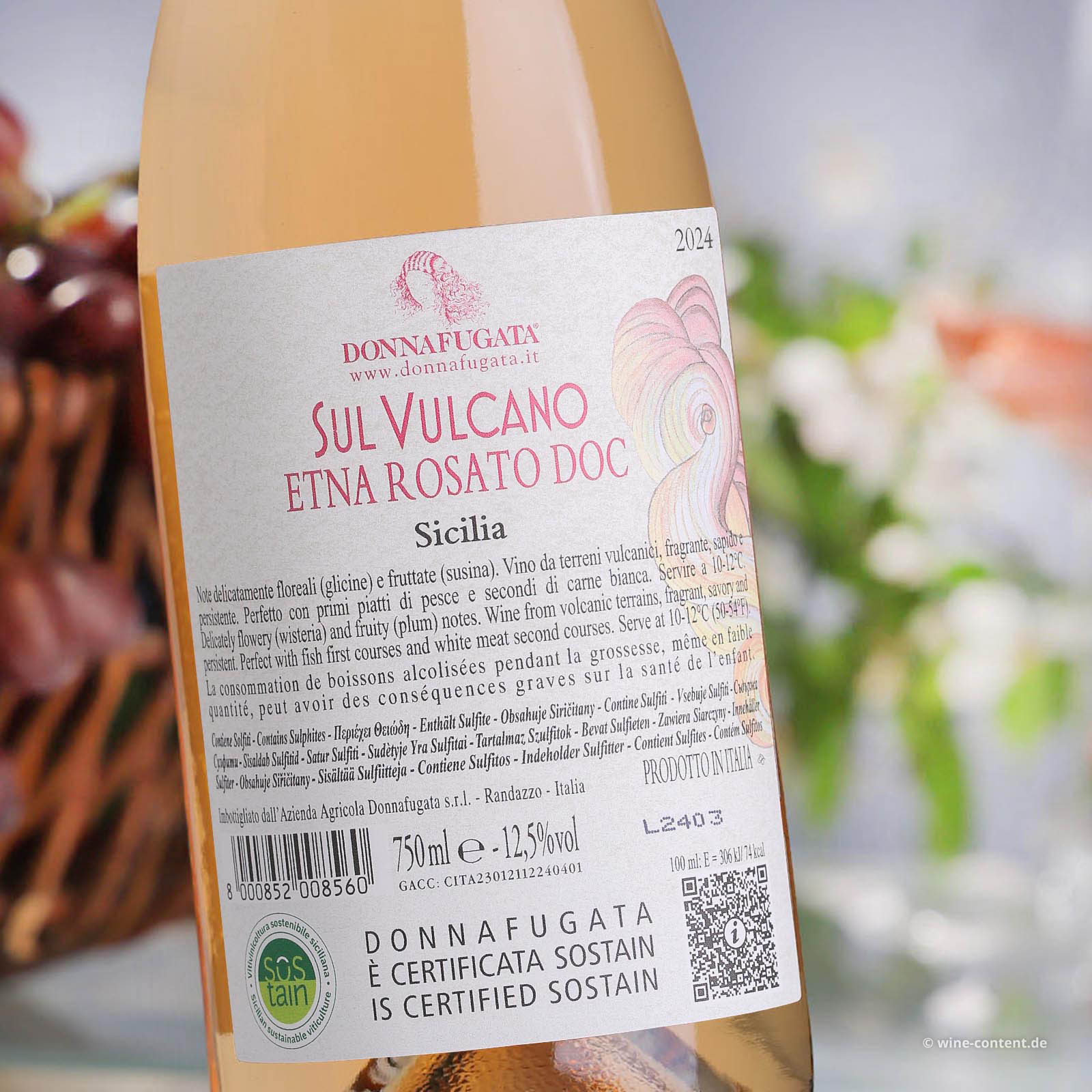 Etna Rosato 2024 Sul Vulcano