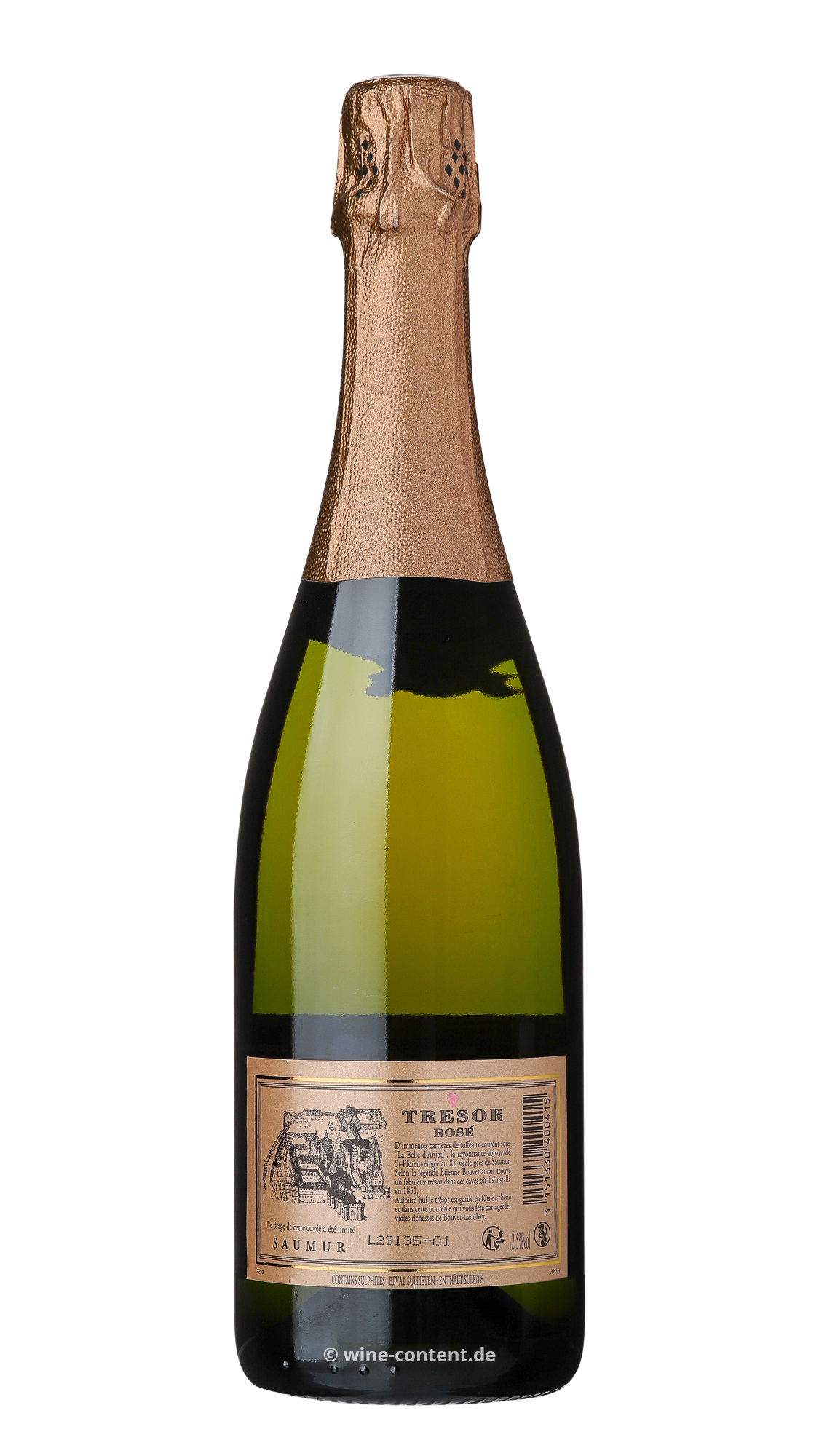 6er-Sparpaket Crémant Saumur Rosé Trésor Brut