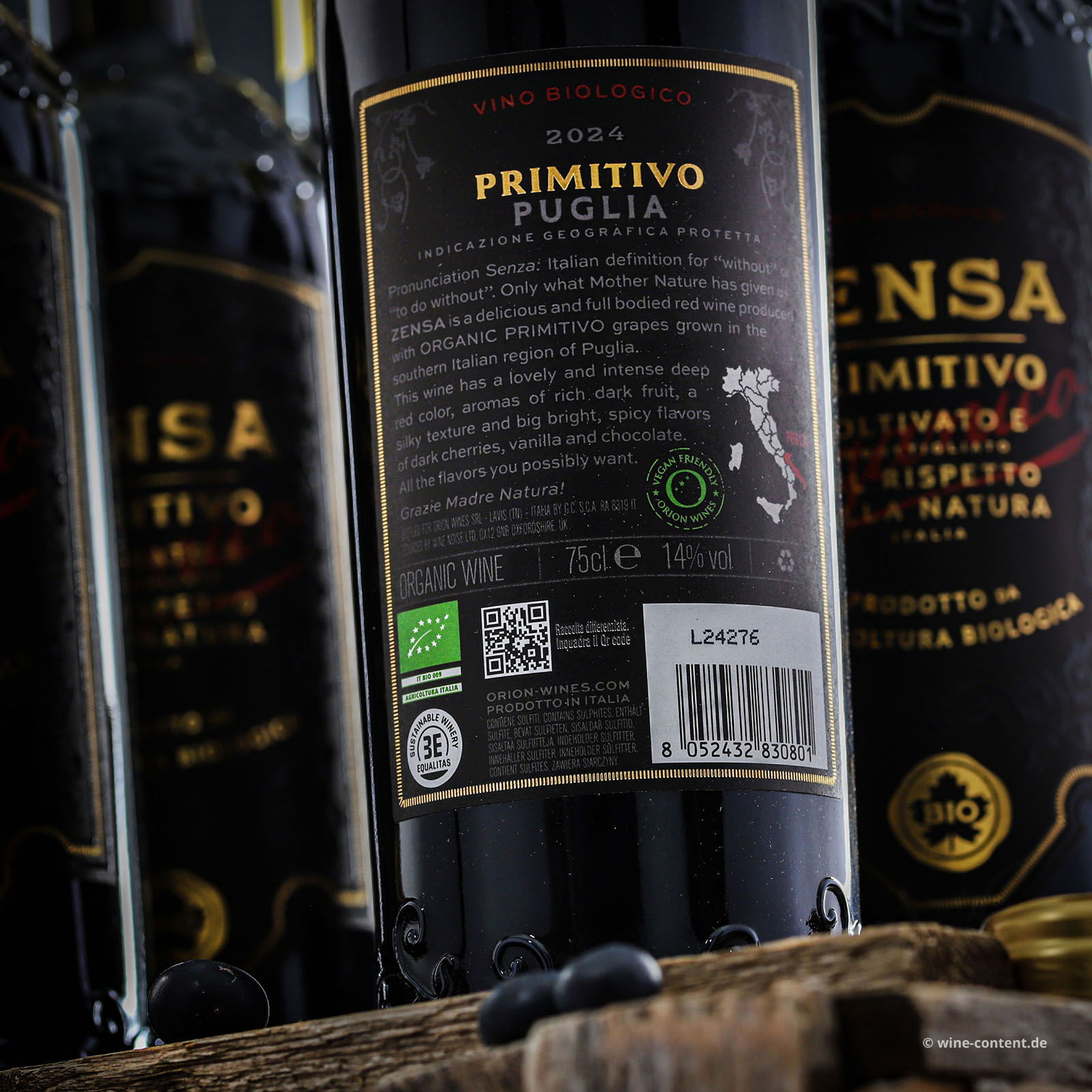 6er-Sparpaket Primitivo 2024 Zensa Bio 6er-Sparpaket Primitivo 2024 Zensa Bio