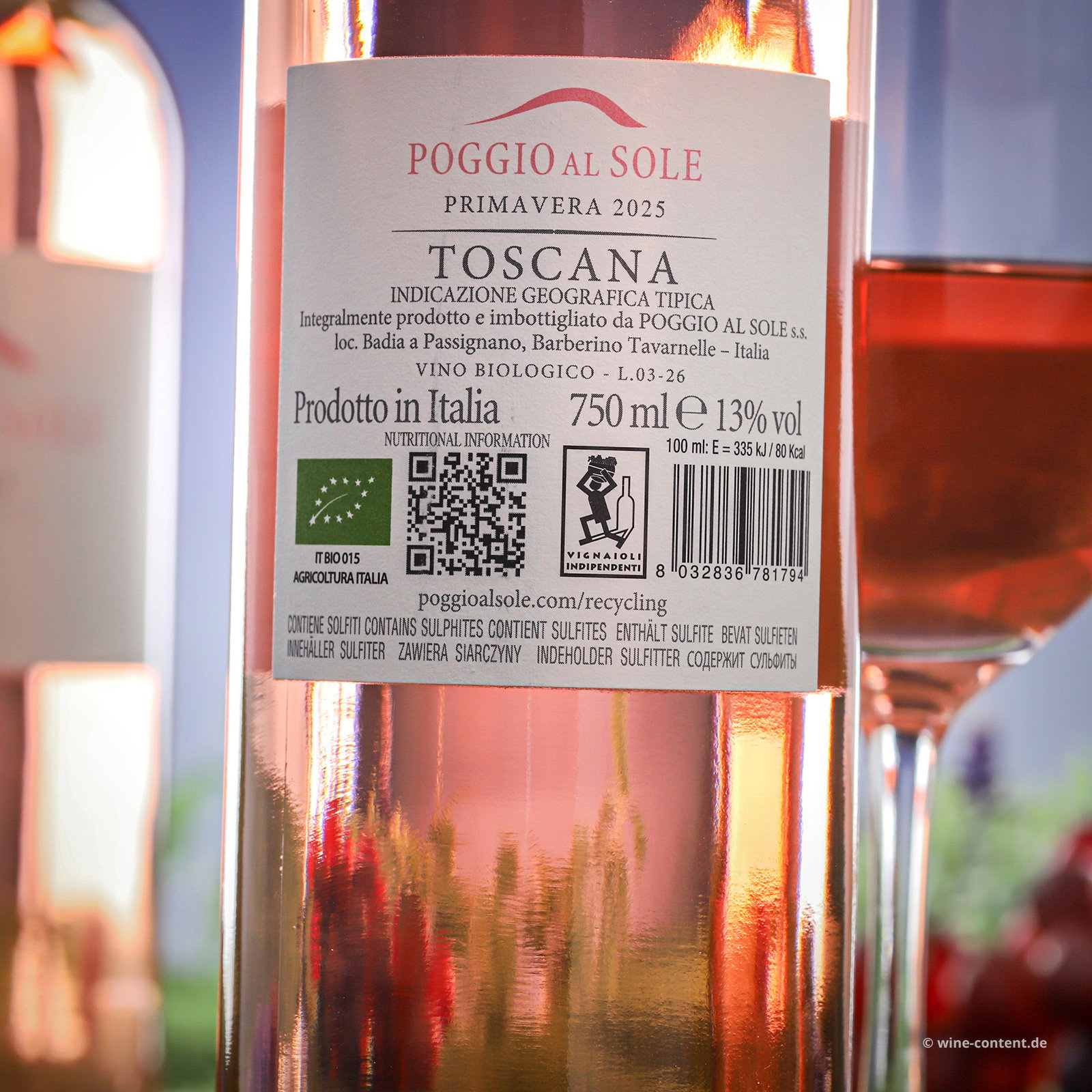 Toscano Rosato 2025 Primavera Bio