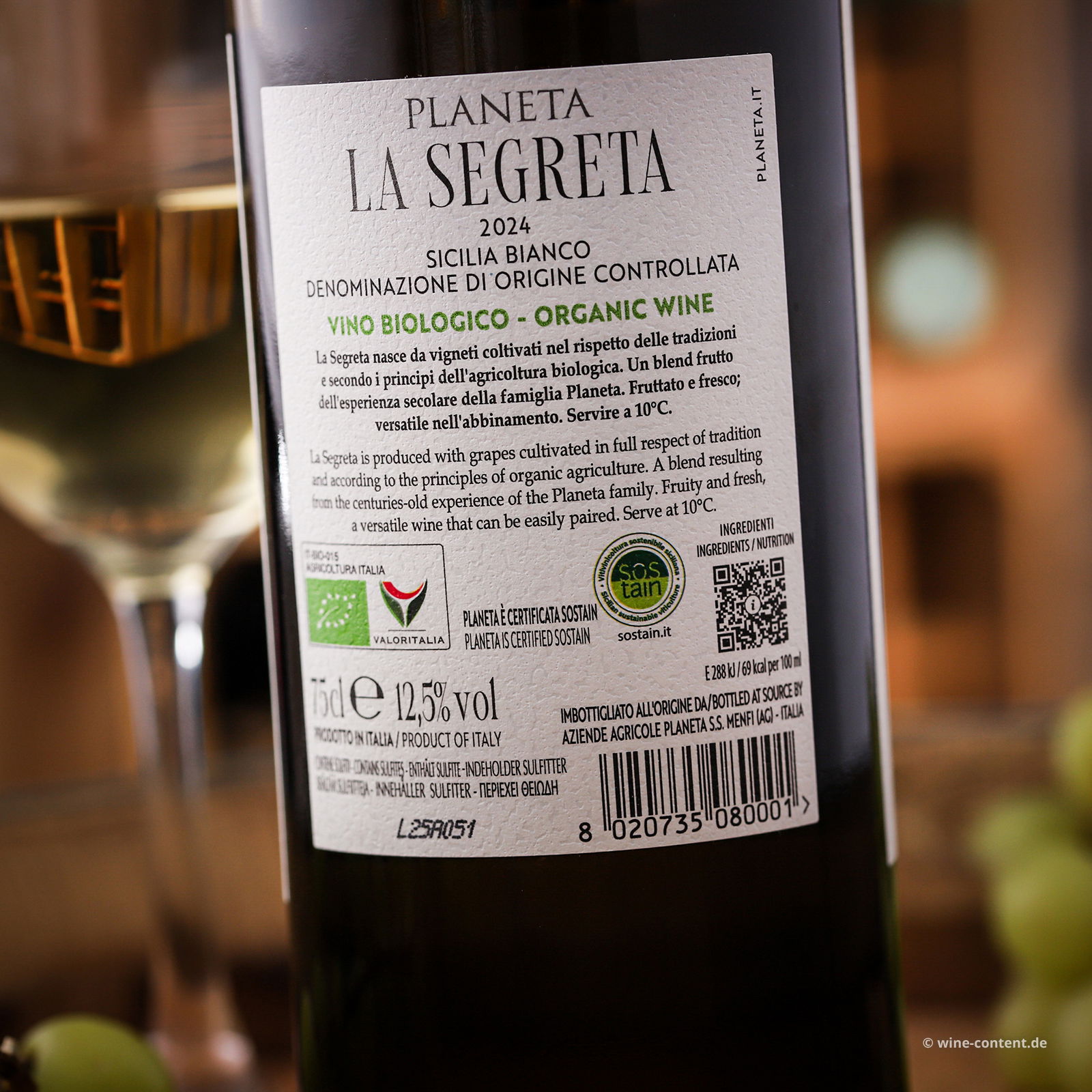 Sicilia Bianco 2024 La Segreta Bio