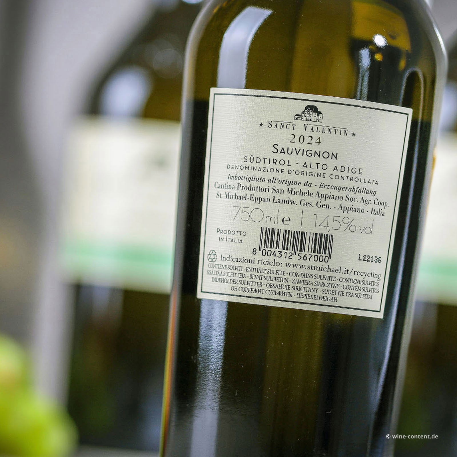 6er-Sparpaket Sauvignon Blanc 2024 Sanct Valentin 6er-Sparpaket Sauvignon Blanc 2024 Sanct Valentin