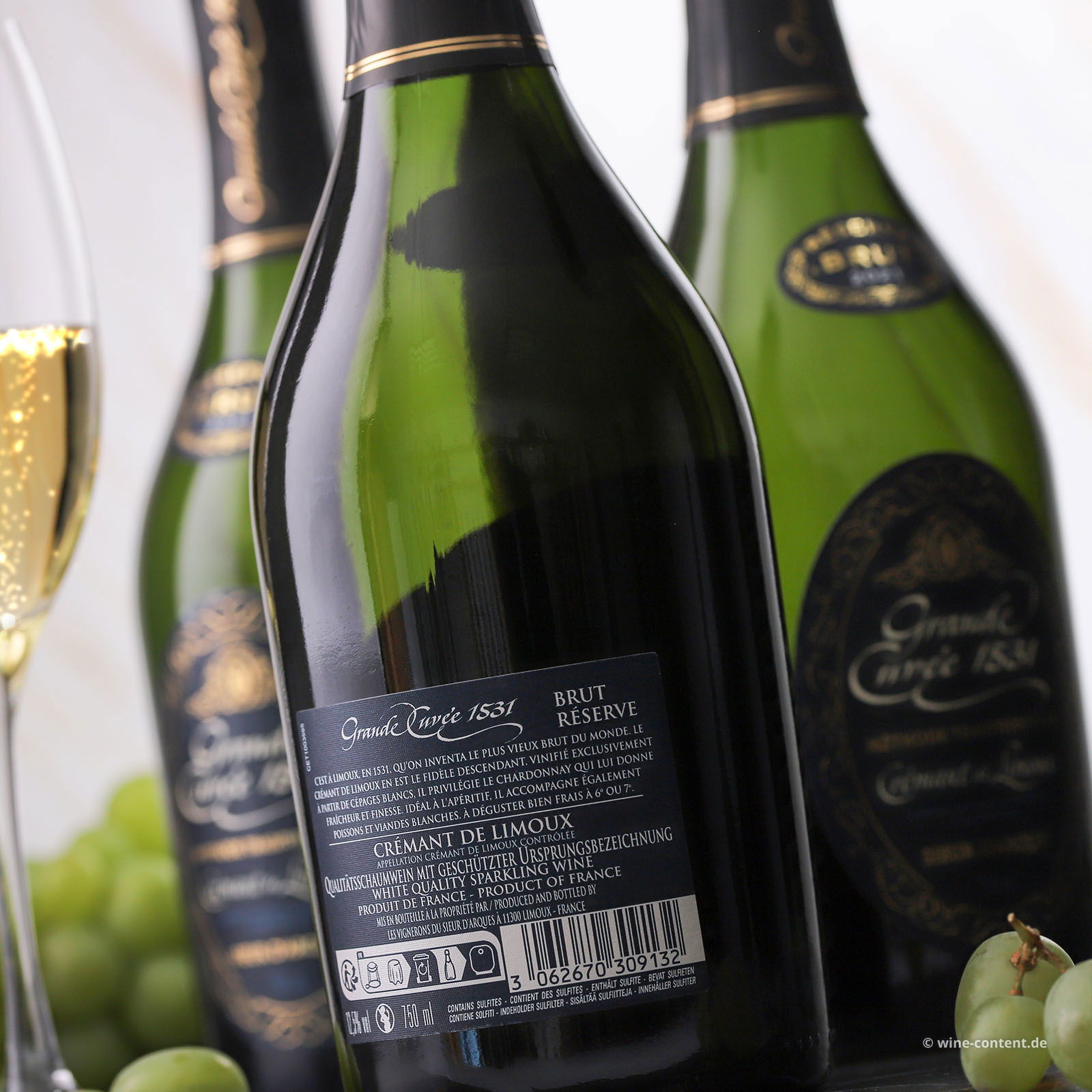 6er-Sparpaket Crémant de Limoux Réserve 2021 Grande Cuvée 1531 Brut 6er-Sparpaket Crémant de Limoux Réserve 2021 Grande Cuvée 1531 Brut