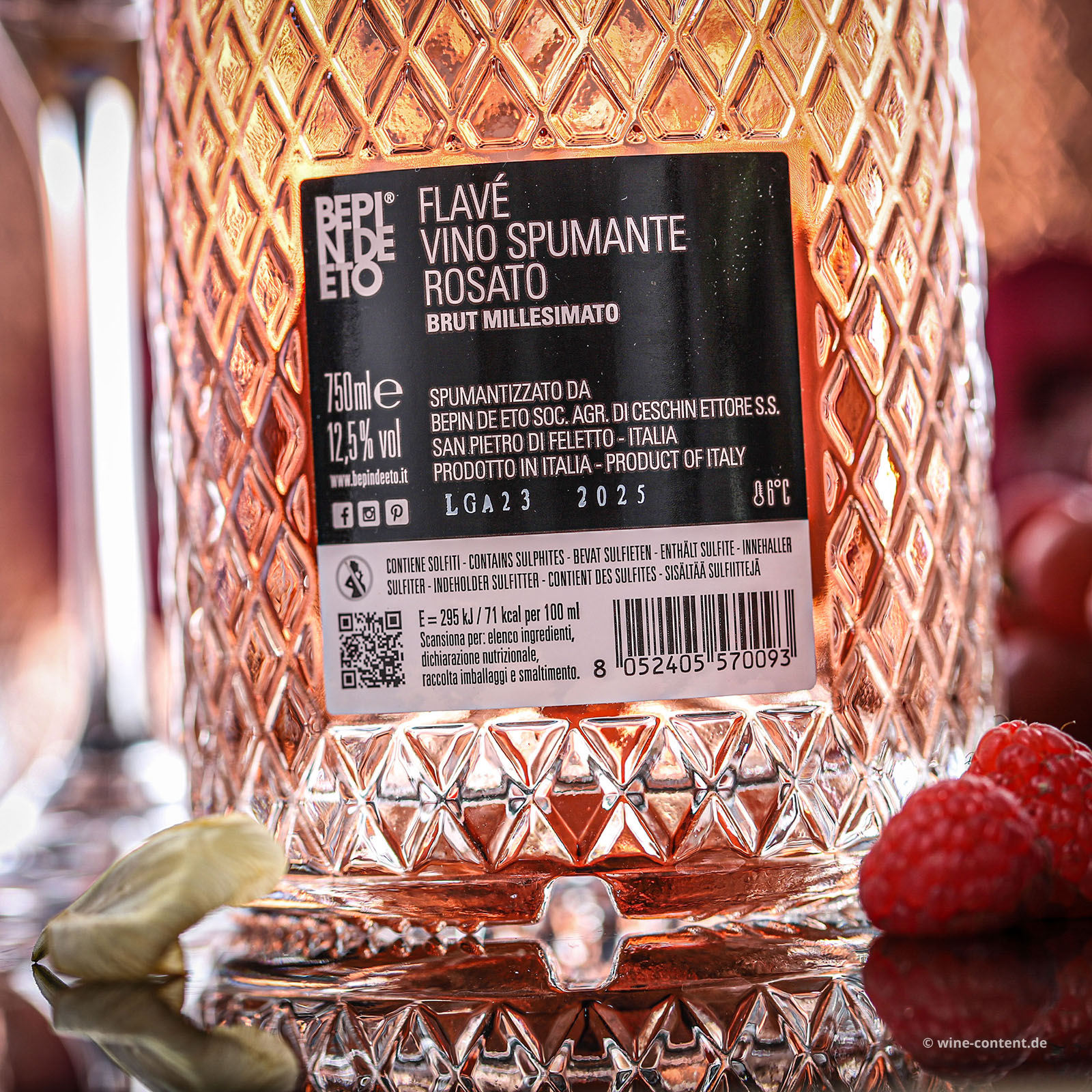 6er-Sparpaket Spumante Rosato 2025 Flavé Brut
