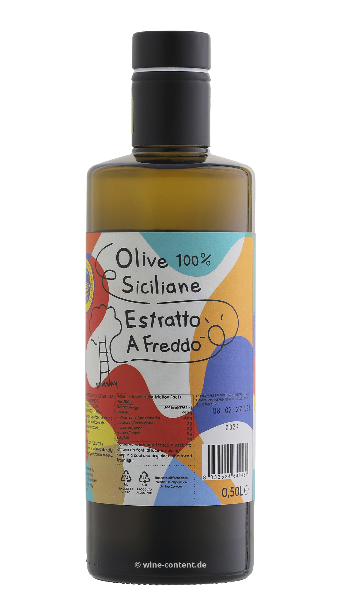 0,5 L Olivenöl Extra Vergine Sicilia 0,5 L Olivenöl Extra Vergine Sicilia