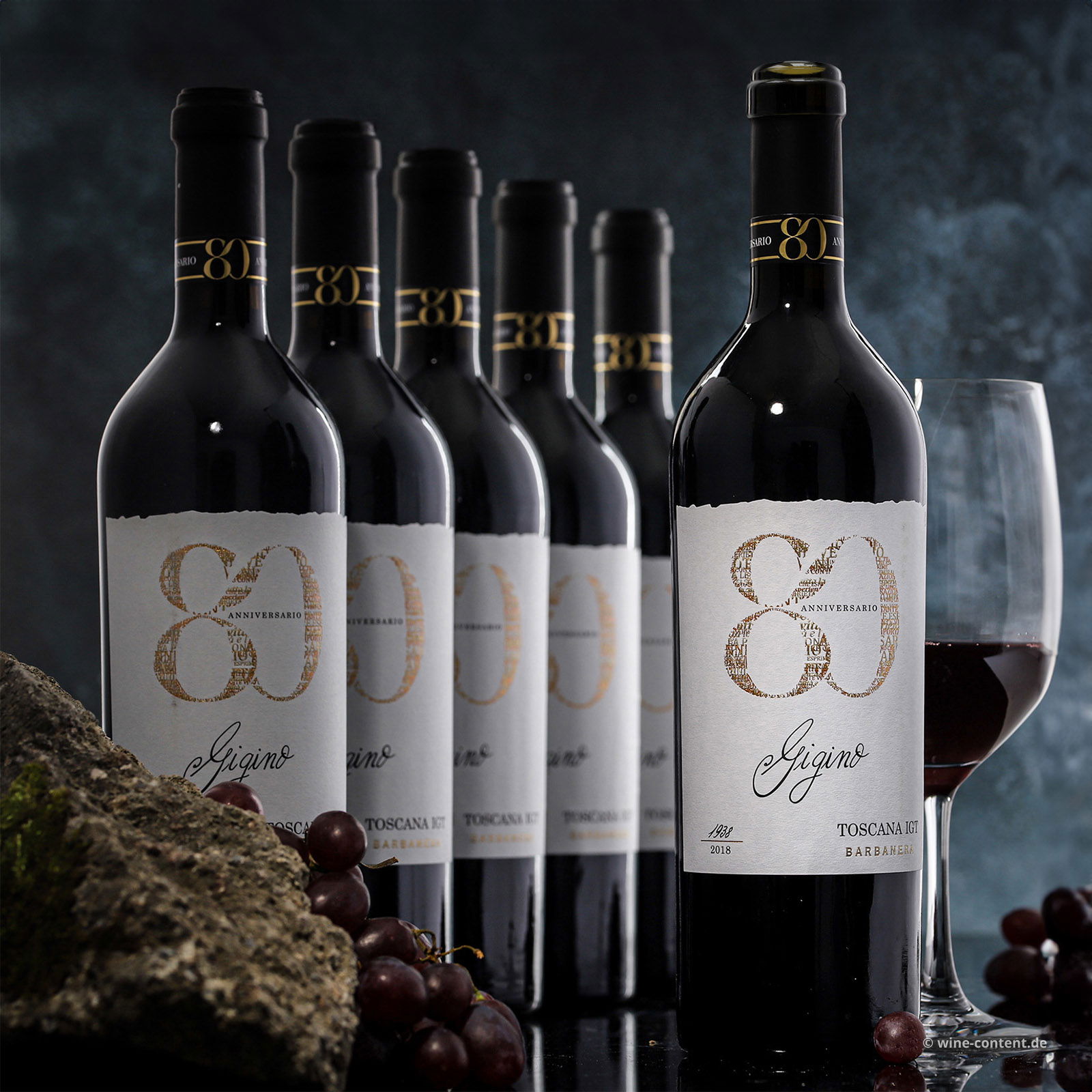 6er-Sparpaket Gigino Rosso 2022 Anniversario 80