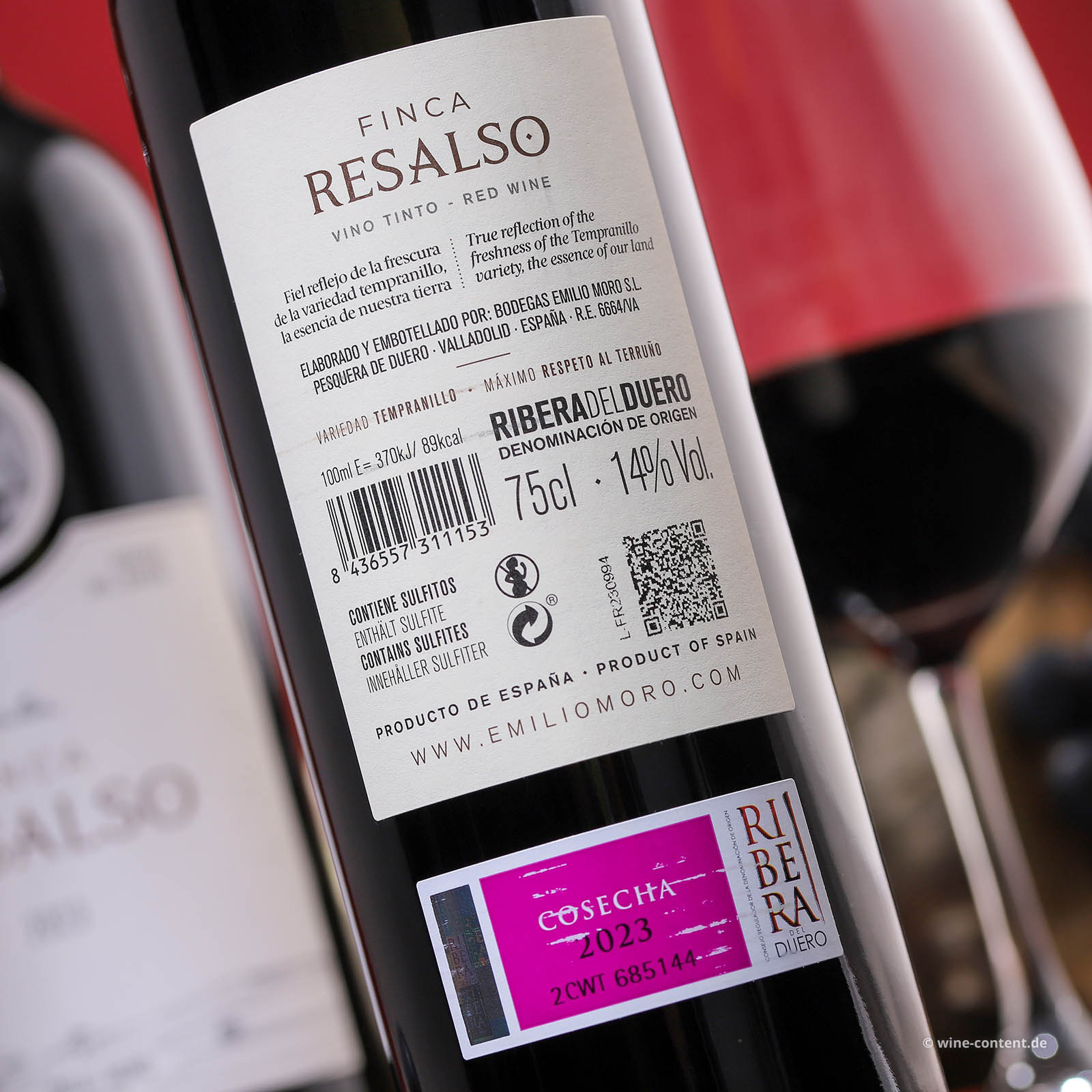 6er-Sparpaket Tempranillo 2024 Finca Resalso