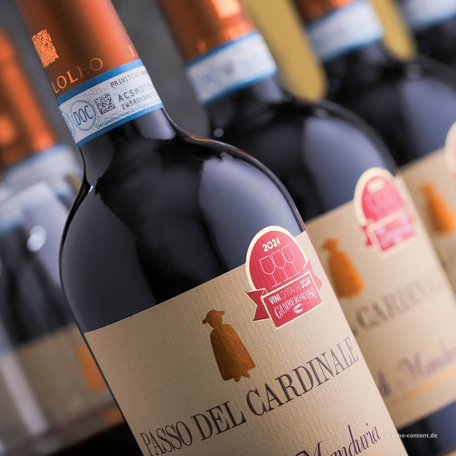 6er-Sparpaket Primitivo di Manduria 2022 Passo del Cardinale