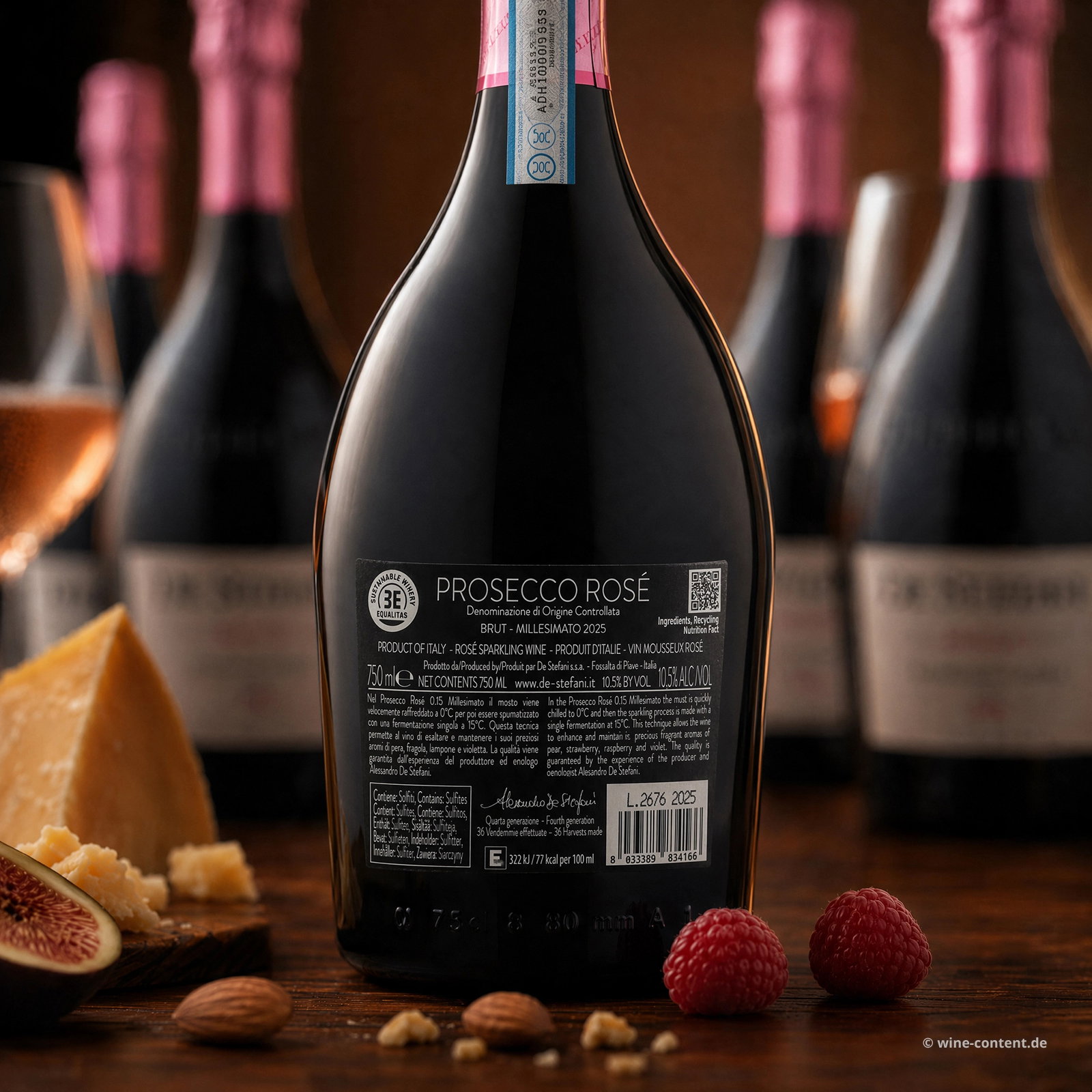 6er-Sparpaket Prosecco Rosé 2025 0.15 Brut