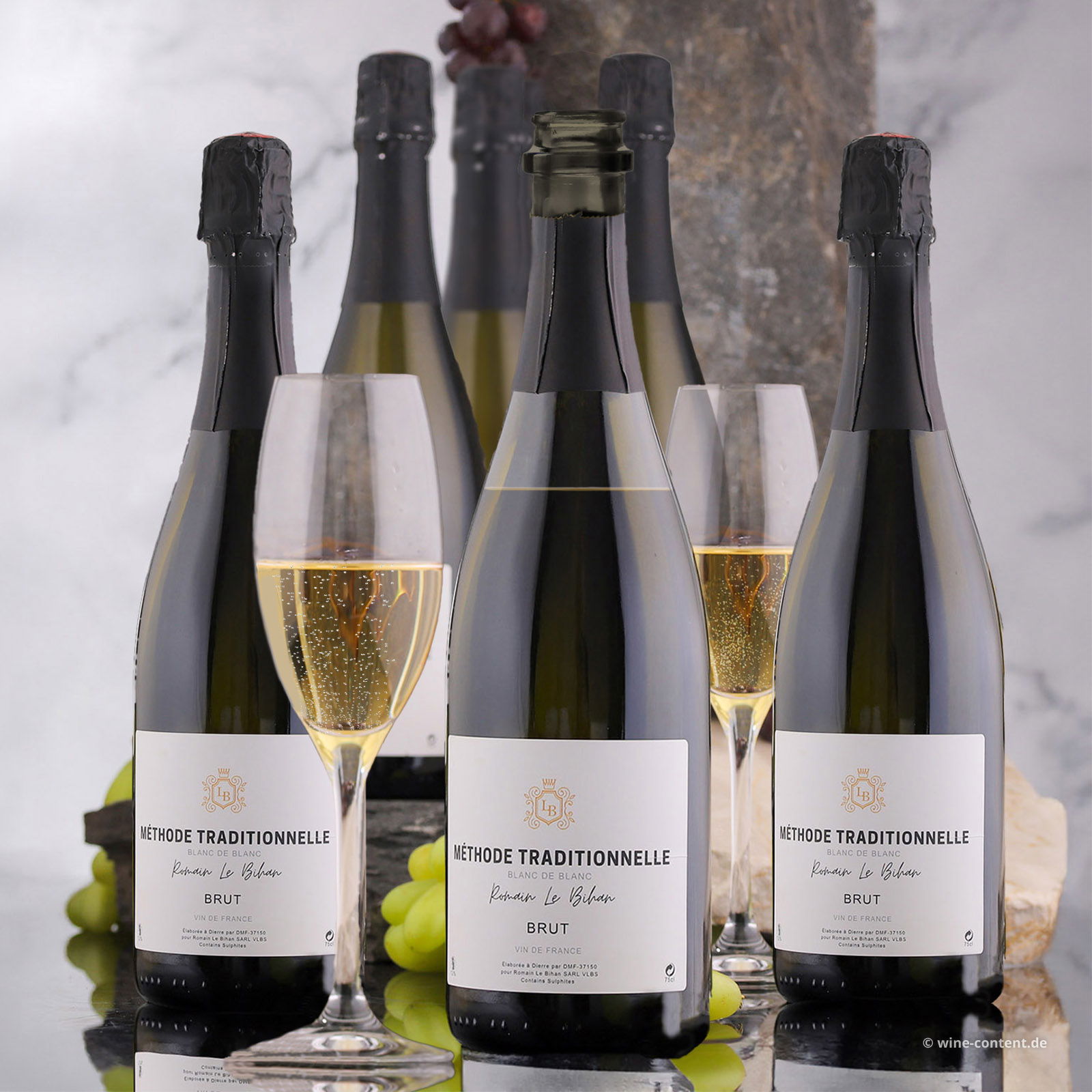 6er-Sparpaket Methode Traditionnelle Blanc de Blanc Brut