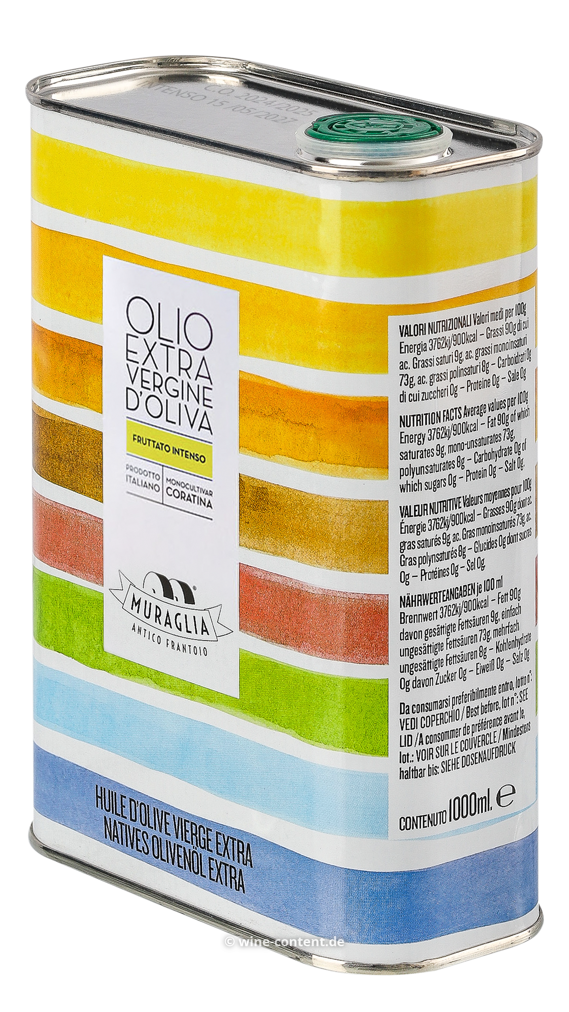 Olivenöl Duo 2025 Rainbow 0,5 L Fruttato Medio + 1 L Fruttato Intenso