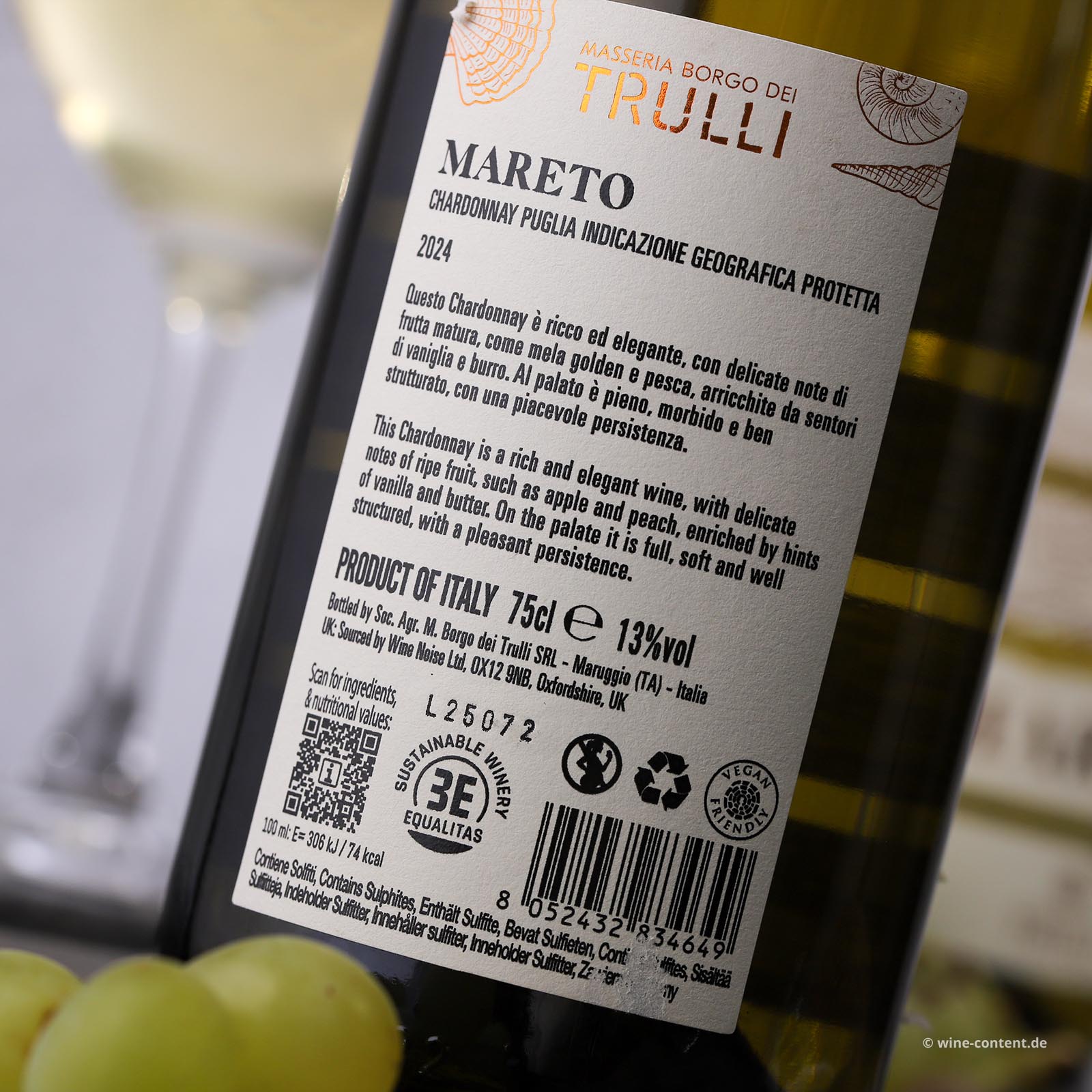 Chardonnay Puglia 2024 Mareto