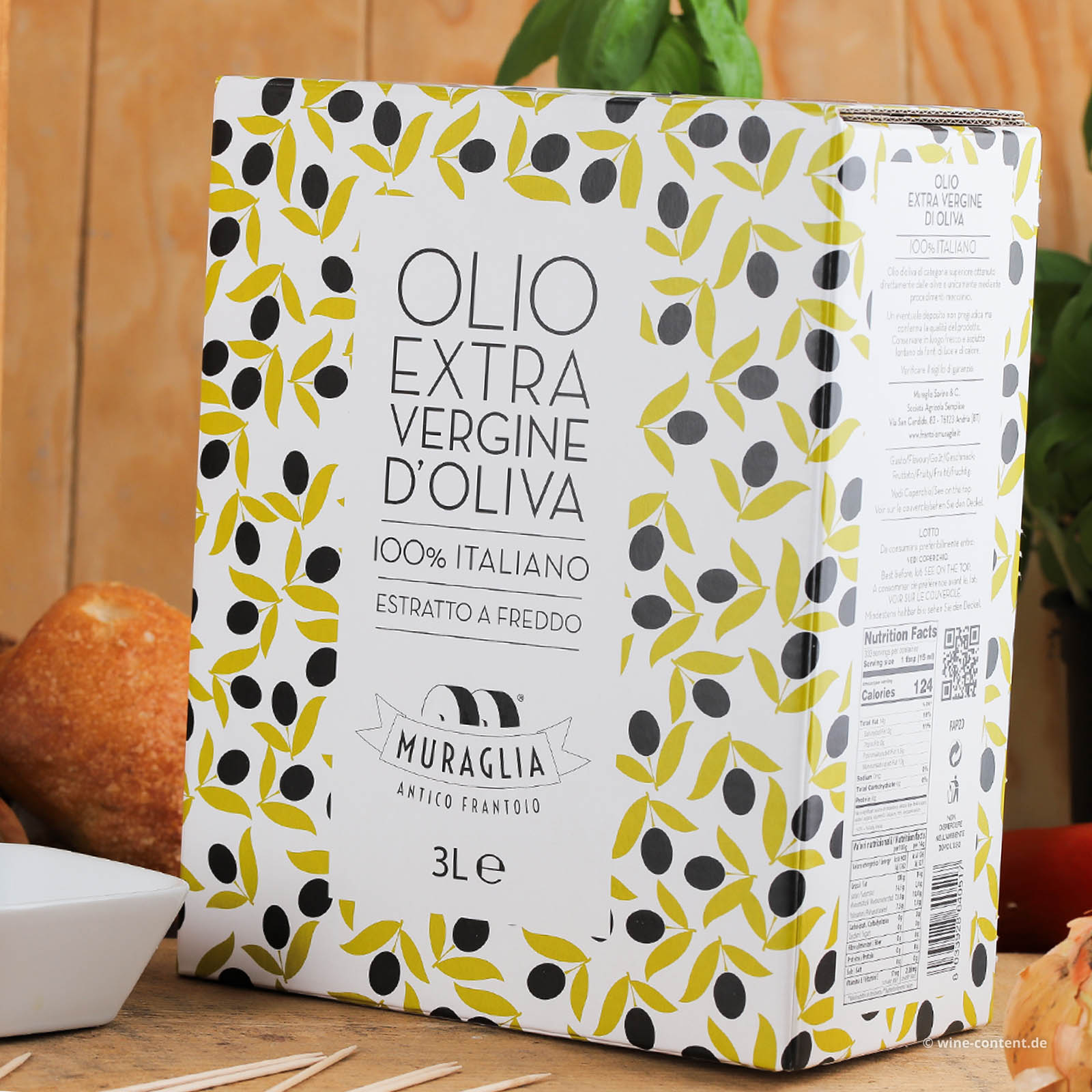 3 L Olivenöl Extra Vergine 2024  Fruttato Intenso Bag in Box