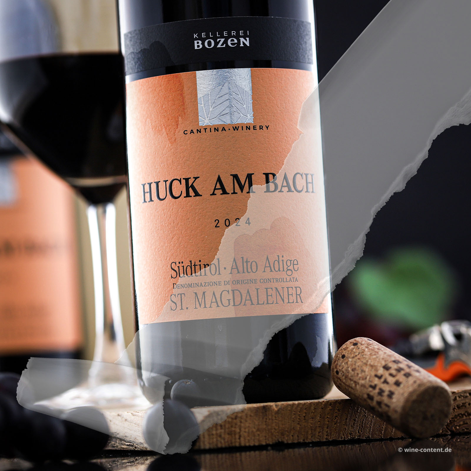 St. Magdalener Classico 2025 Huck am Bach (Lagerschaden)