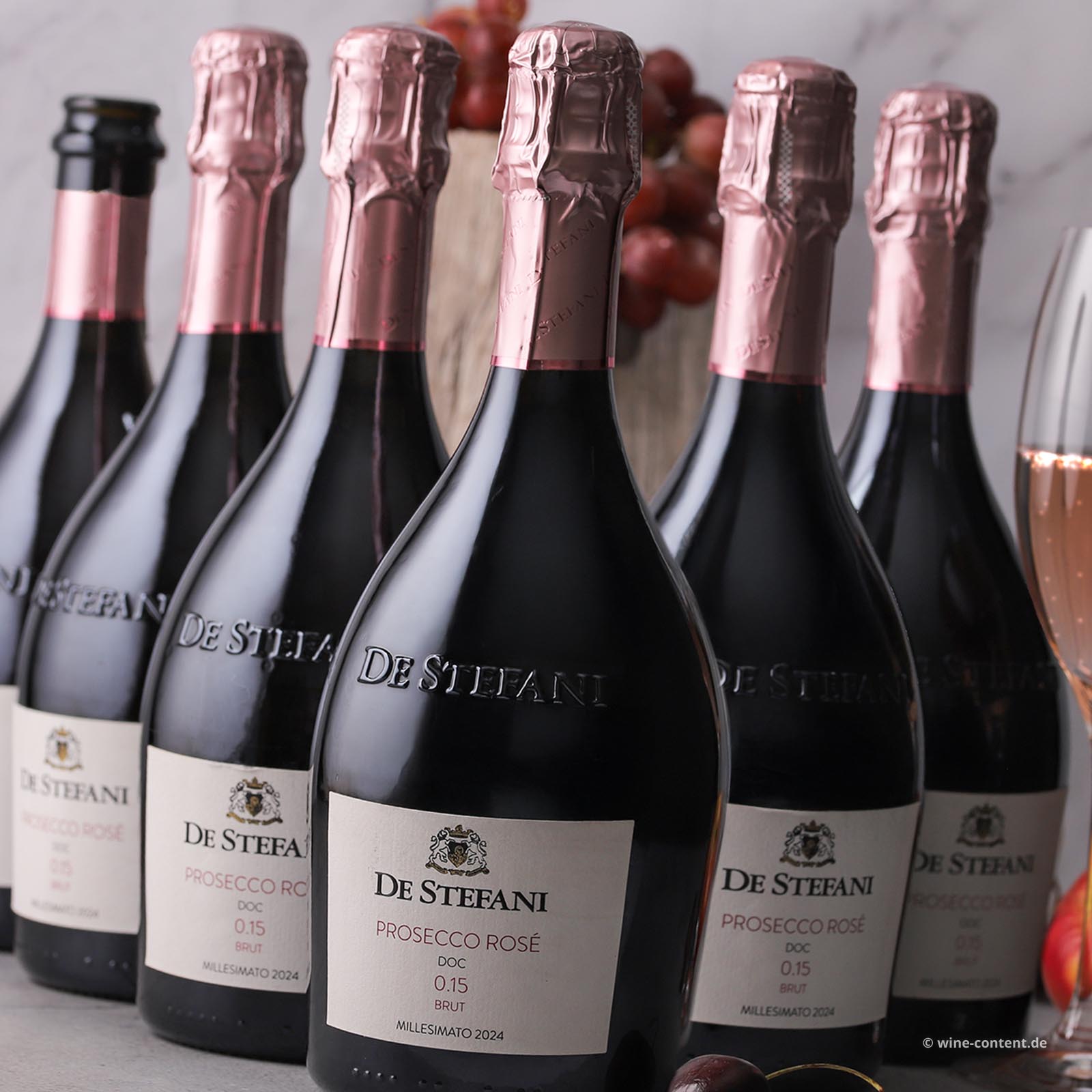 6er-Sparpaket Prosecco Rosé 2024 0.15 Brut