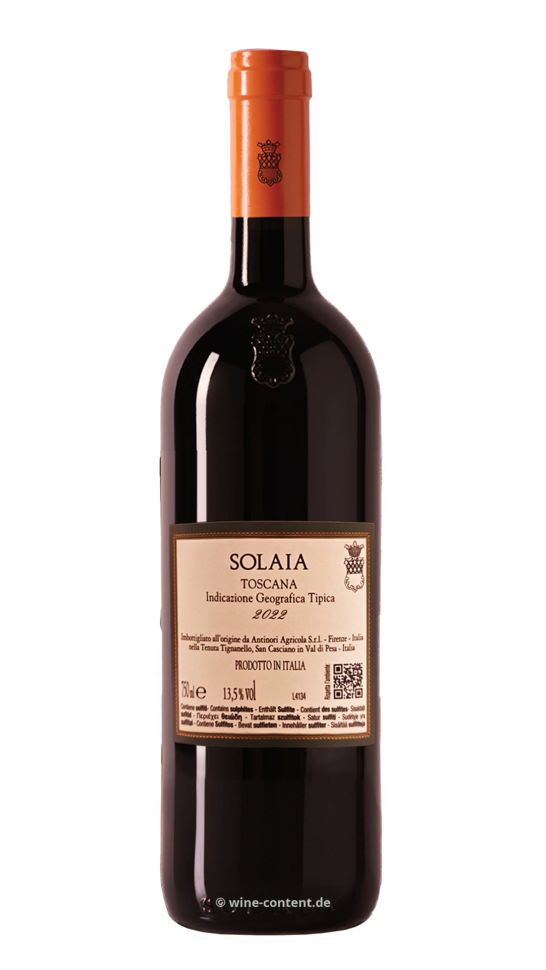 3er-Holzkiste Solaia 2022