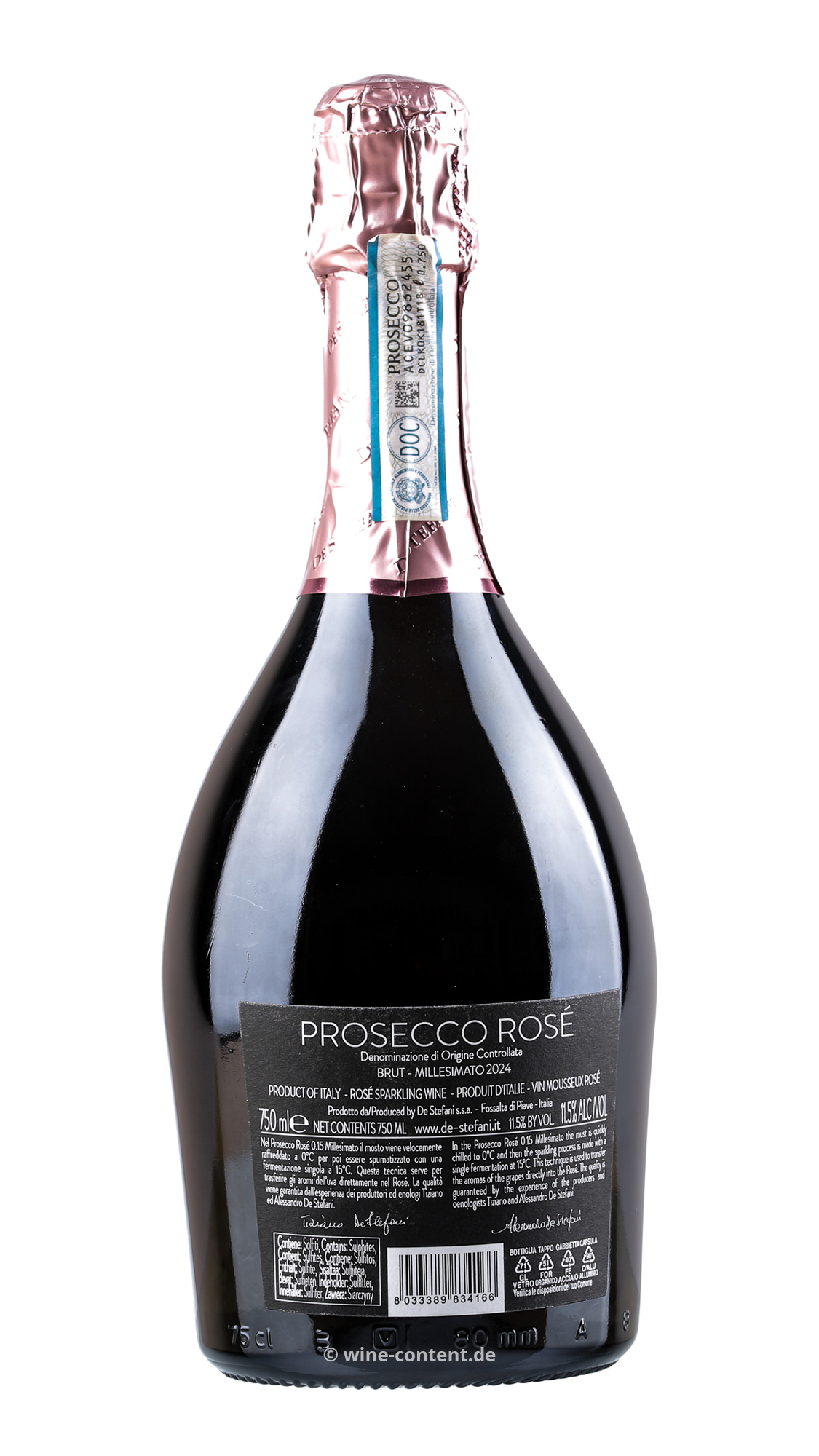 Prosecco Rosé 2024 0.15 Brut