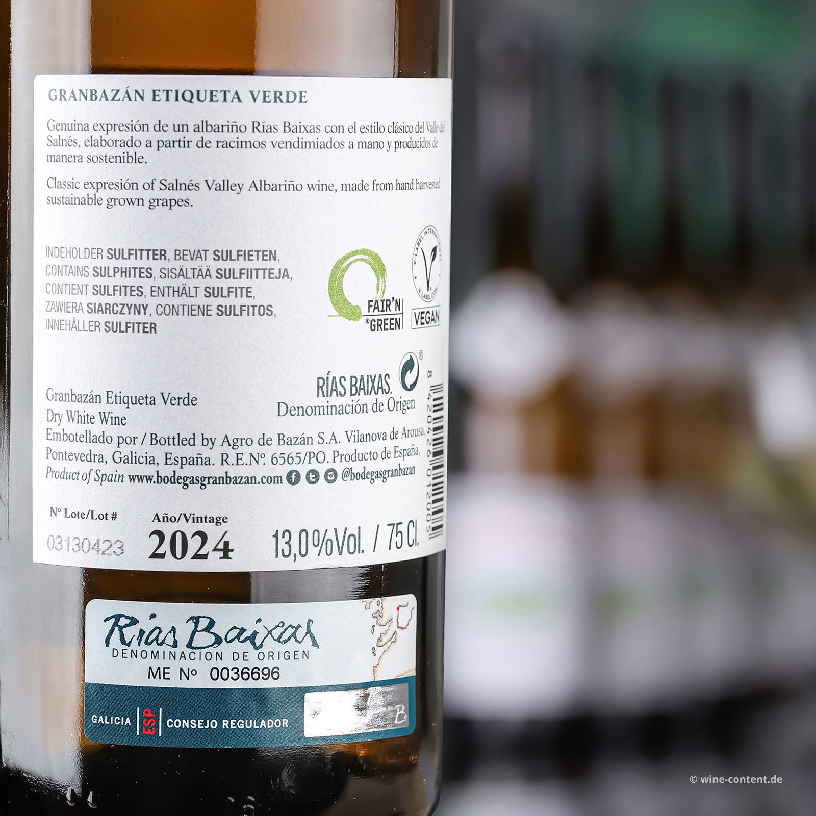 6er-Sparpaket Albariño 2024 Etiqueta Verde