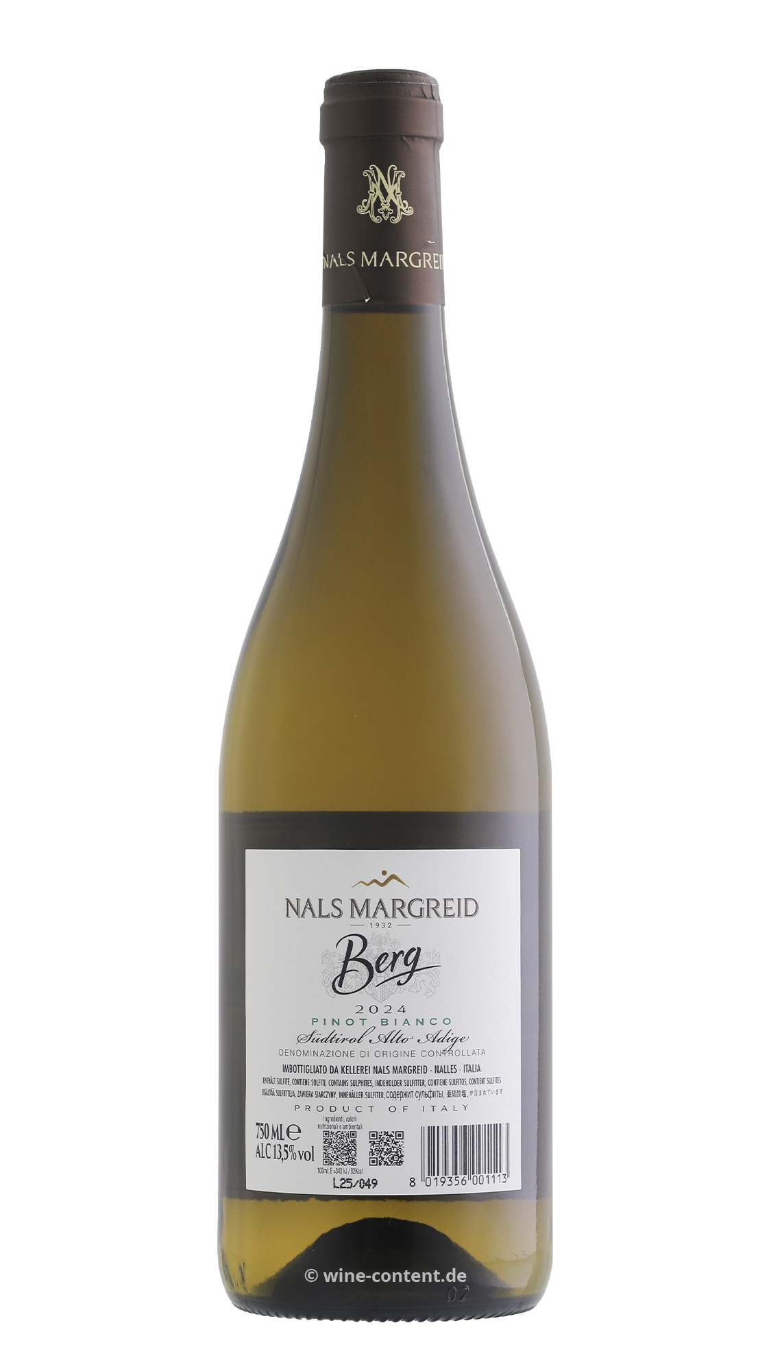 Pinot Bianco 2024 Berg