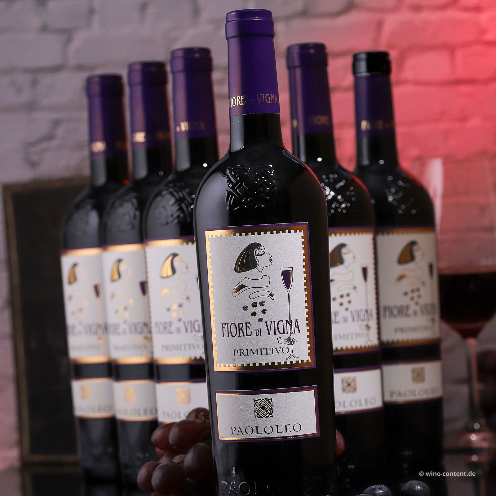 6er-Sparpaket Primitivo Salento 2021 Fiore di Vigna 6er-Sparpaket Primitivo Salento 2021 Fiore di Vigna