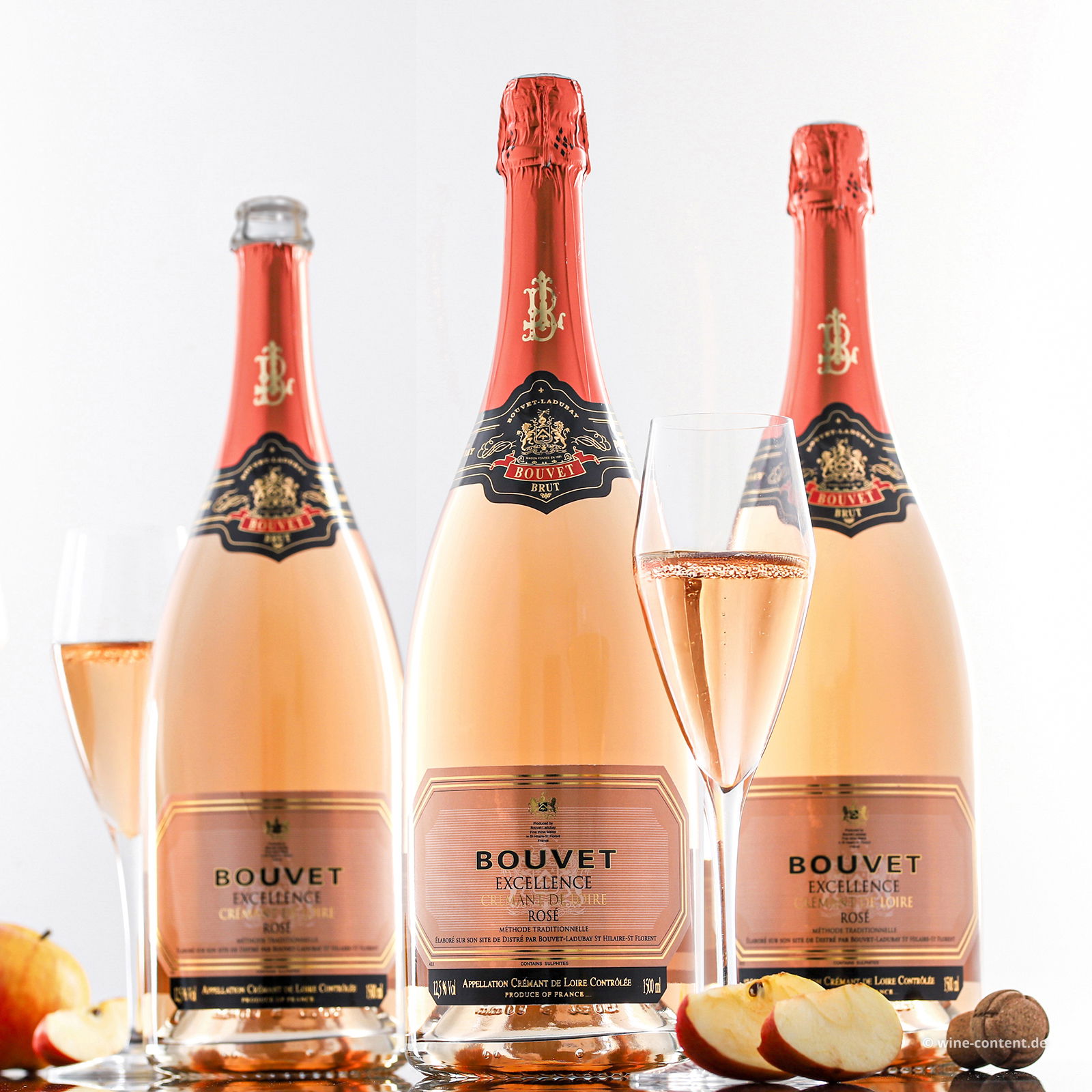 3er-Paket Crémant de Loire Rosé Excellence Brut Magnum 3er-Paket Crémant de Loire Rosé Excellence Brut Magnum