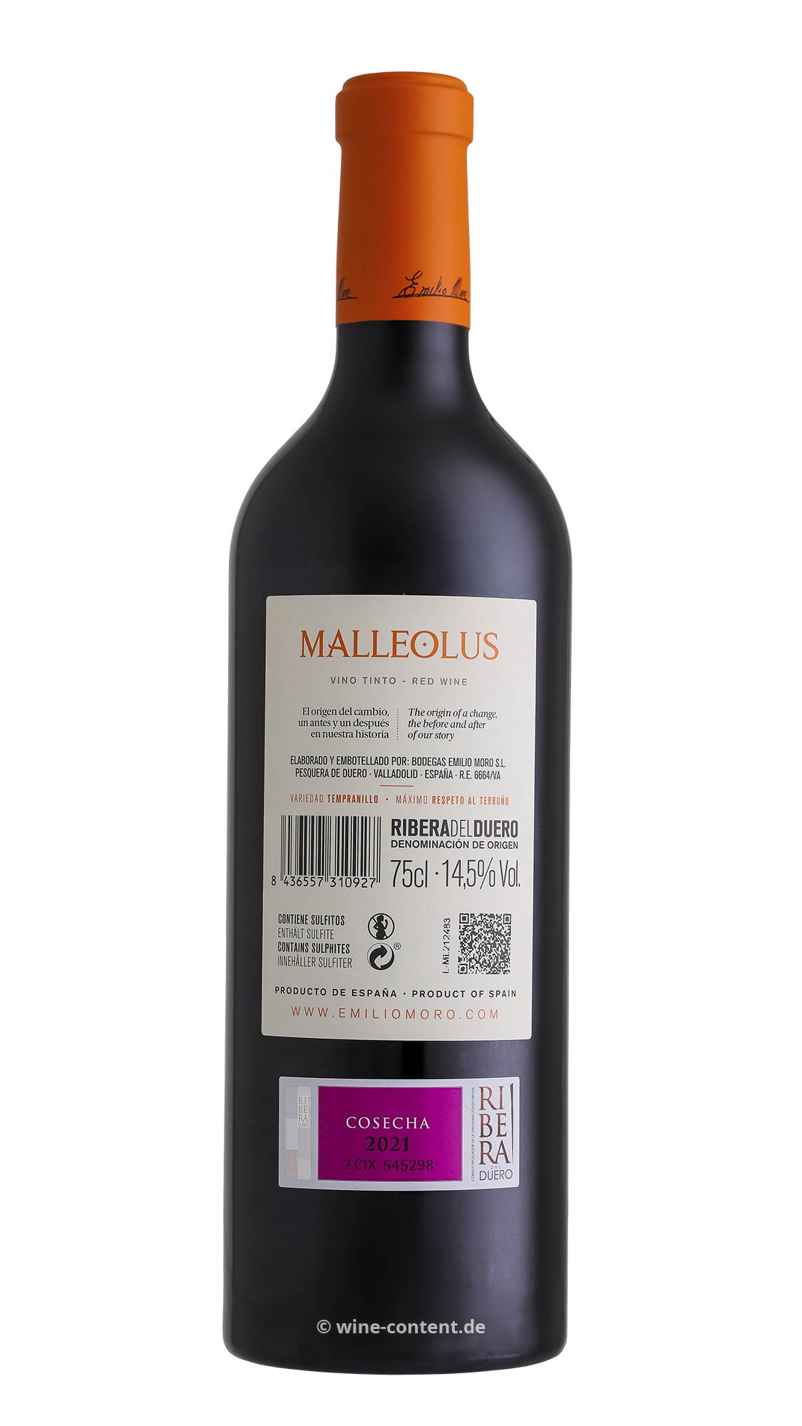 6er-Sparpaket Tempranillo 2021 Malleolus