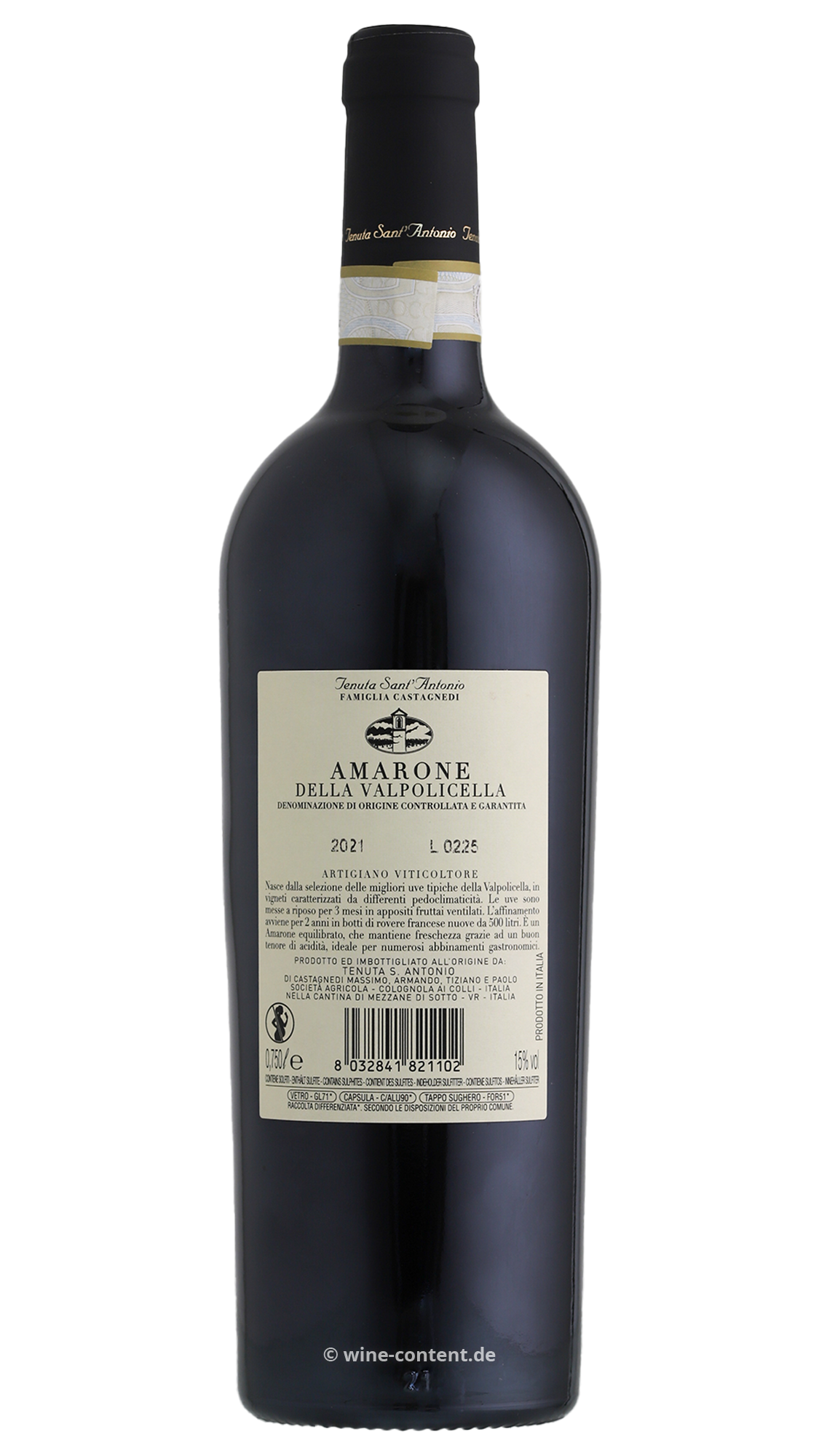 6er-Sparpaket Amarone 2021 Selezione Antonio Castagnedi
