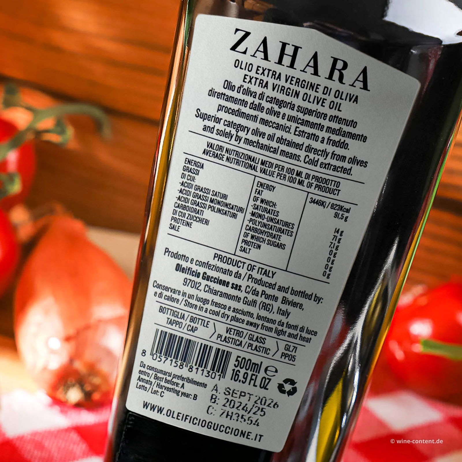 0,5 L Olivenöl Extra Vergine 2024 Zahara