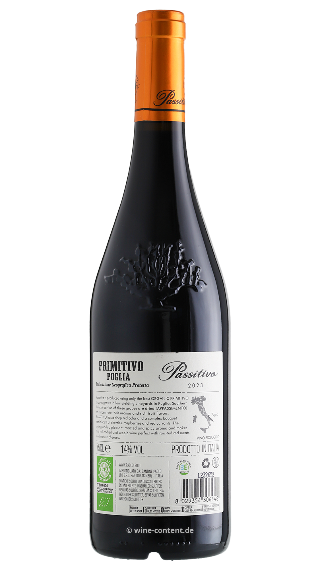 Primitivo 2023 Passitivo Bio
