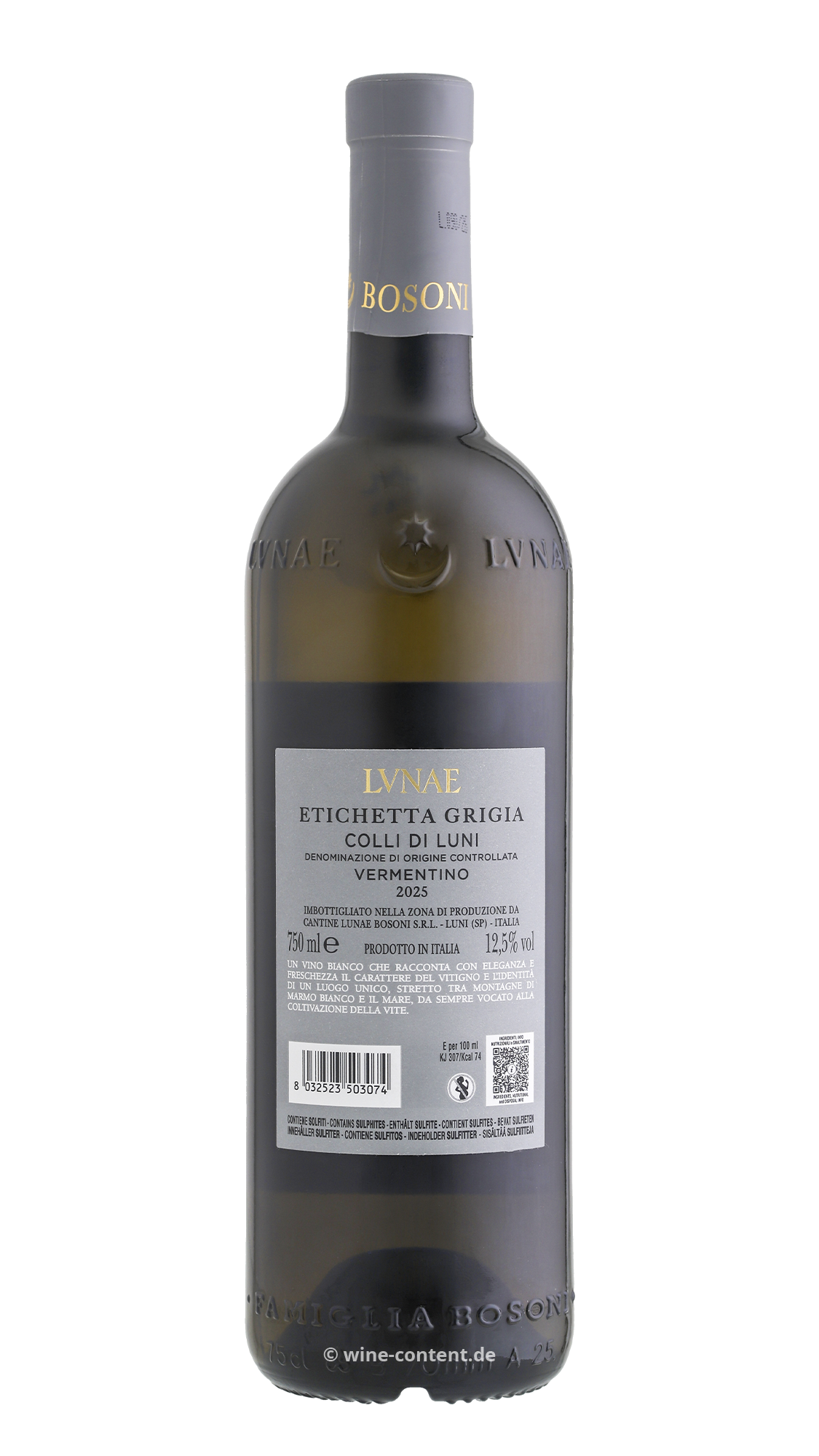 Vermentino Colli di Luni 2025 Etichetta Grigia